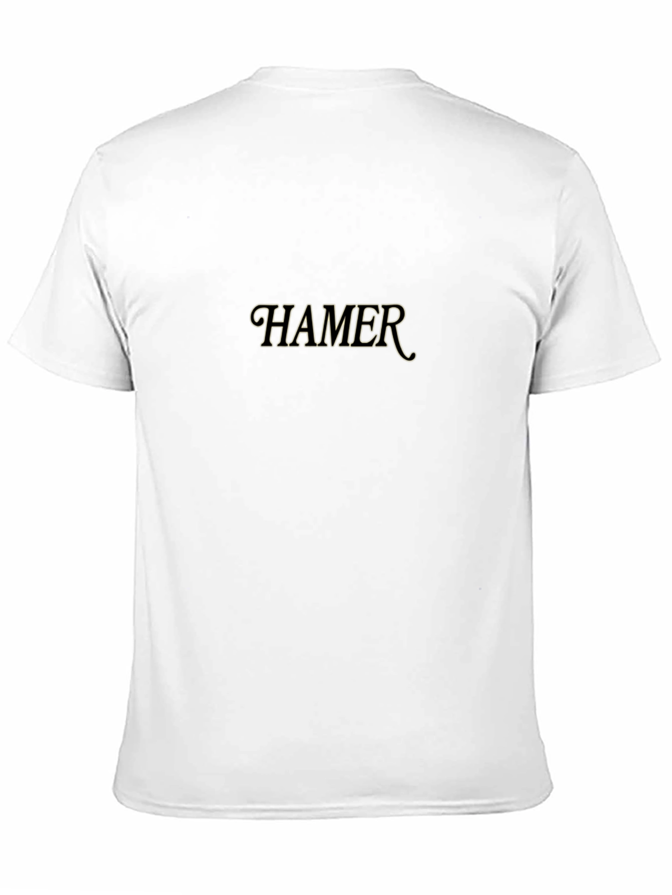 HAMER Graphic Print Black T-Shirt
