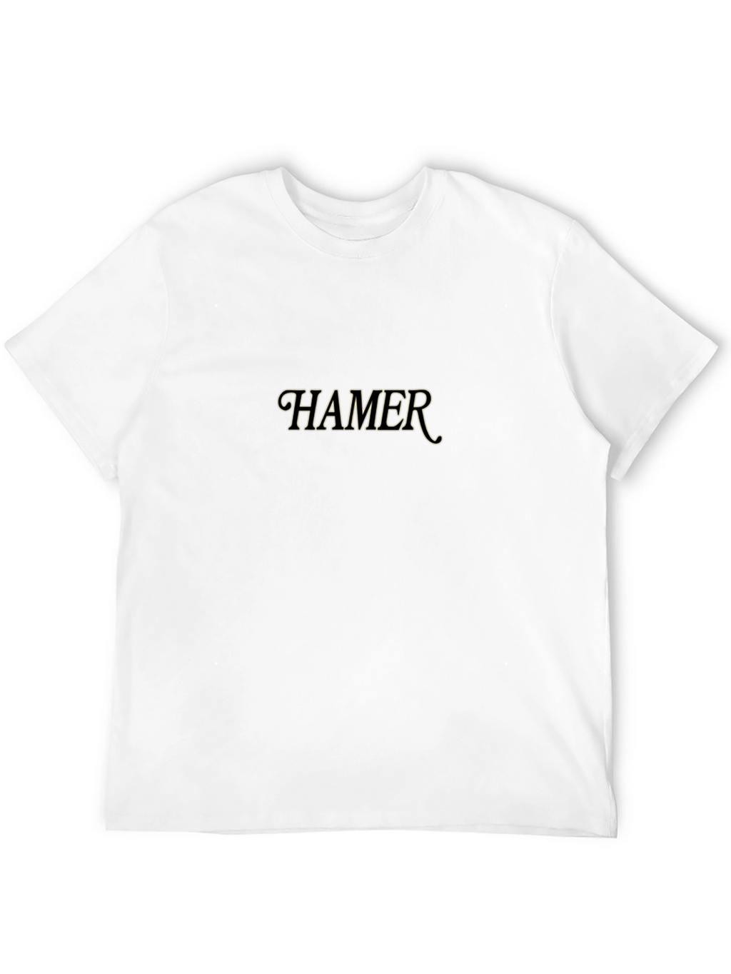 HAMER Graphic Print Black T-Shirt