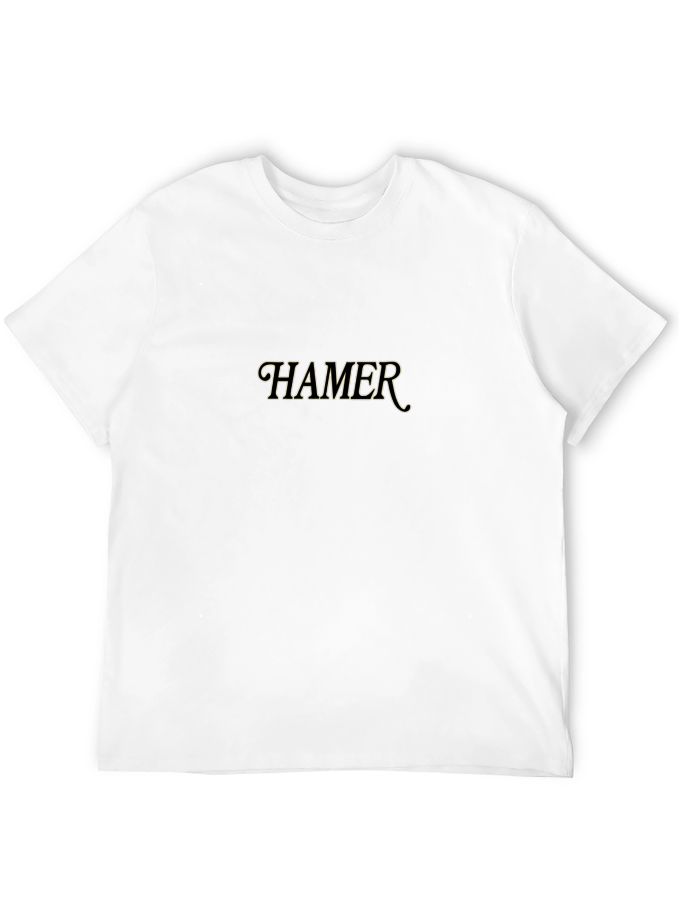 HAMER Graphic Print Black T-Shirt