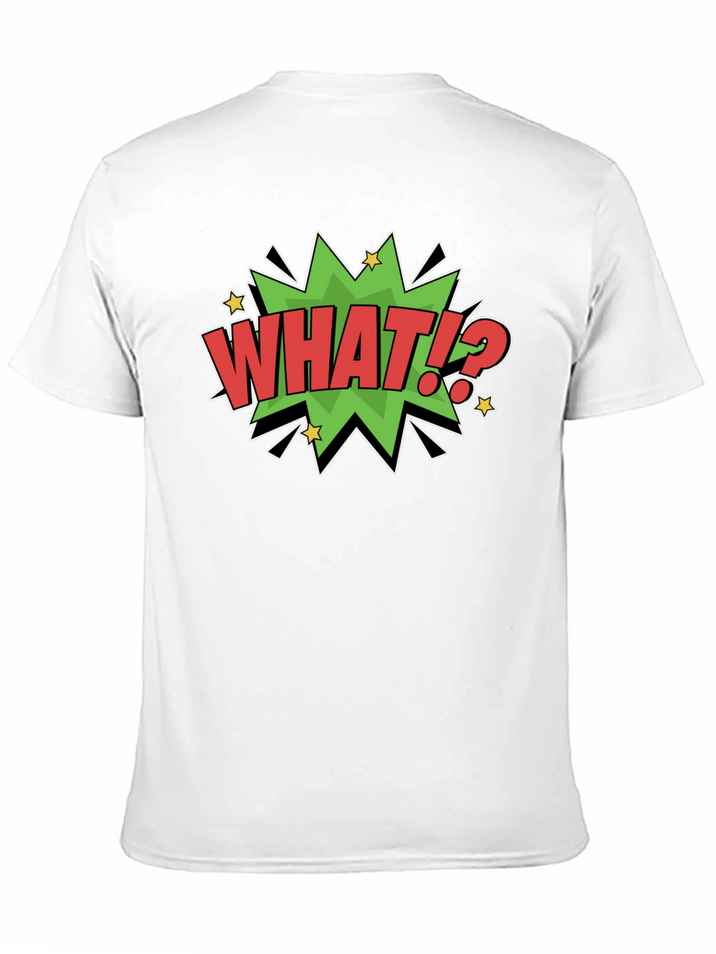 What!? Comic Style Graphic T-Shirt