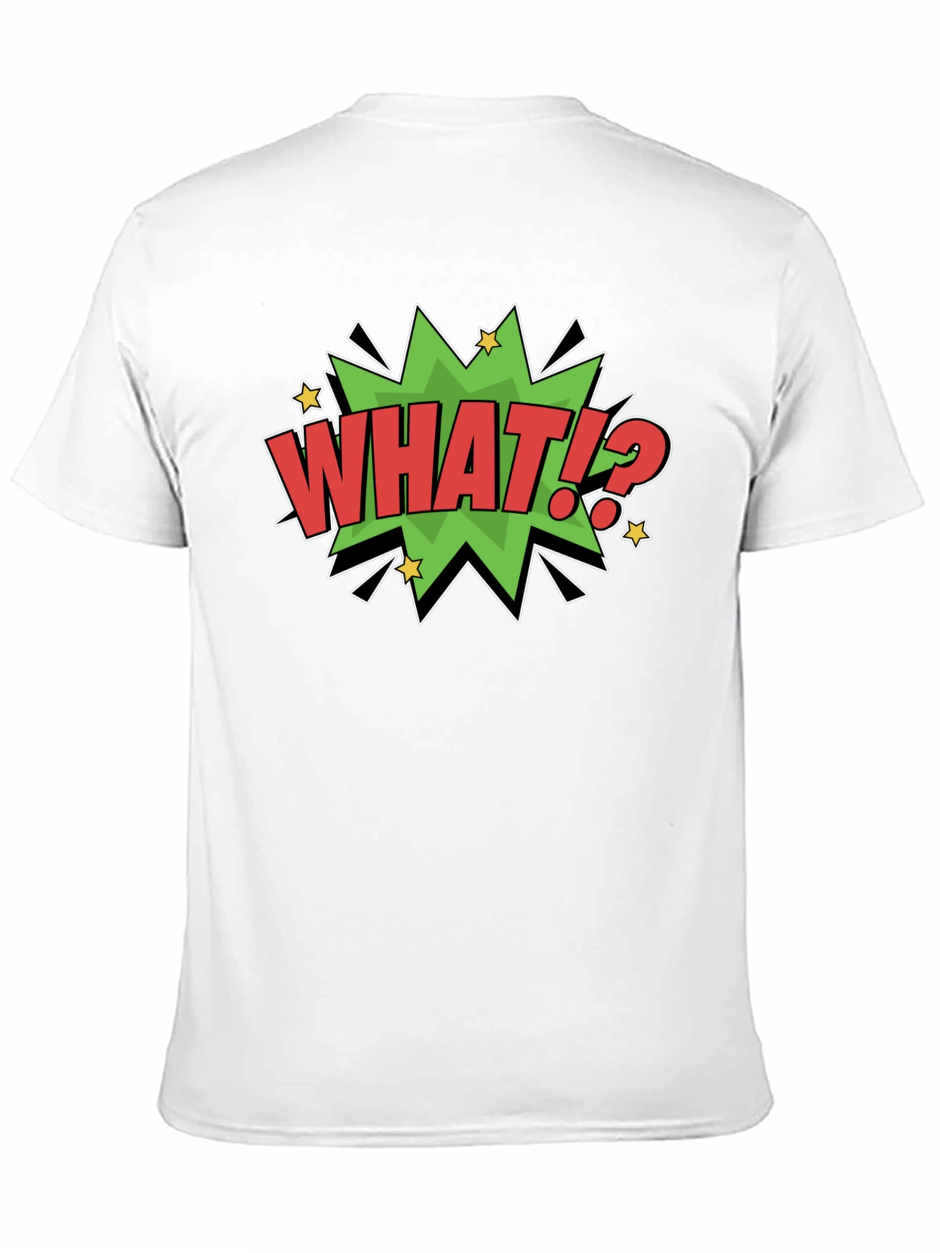 What!? Comic Style Graphic T-Shirt