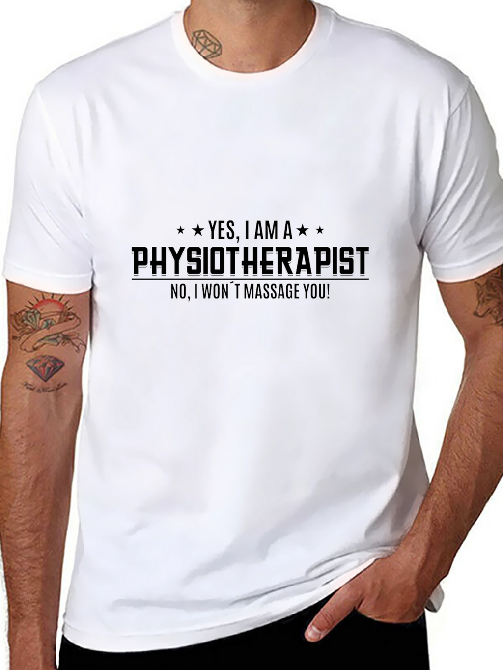Physiotherapist Novelty Graphic Tee