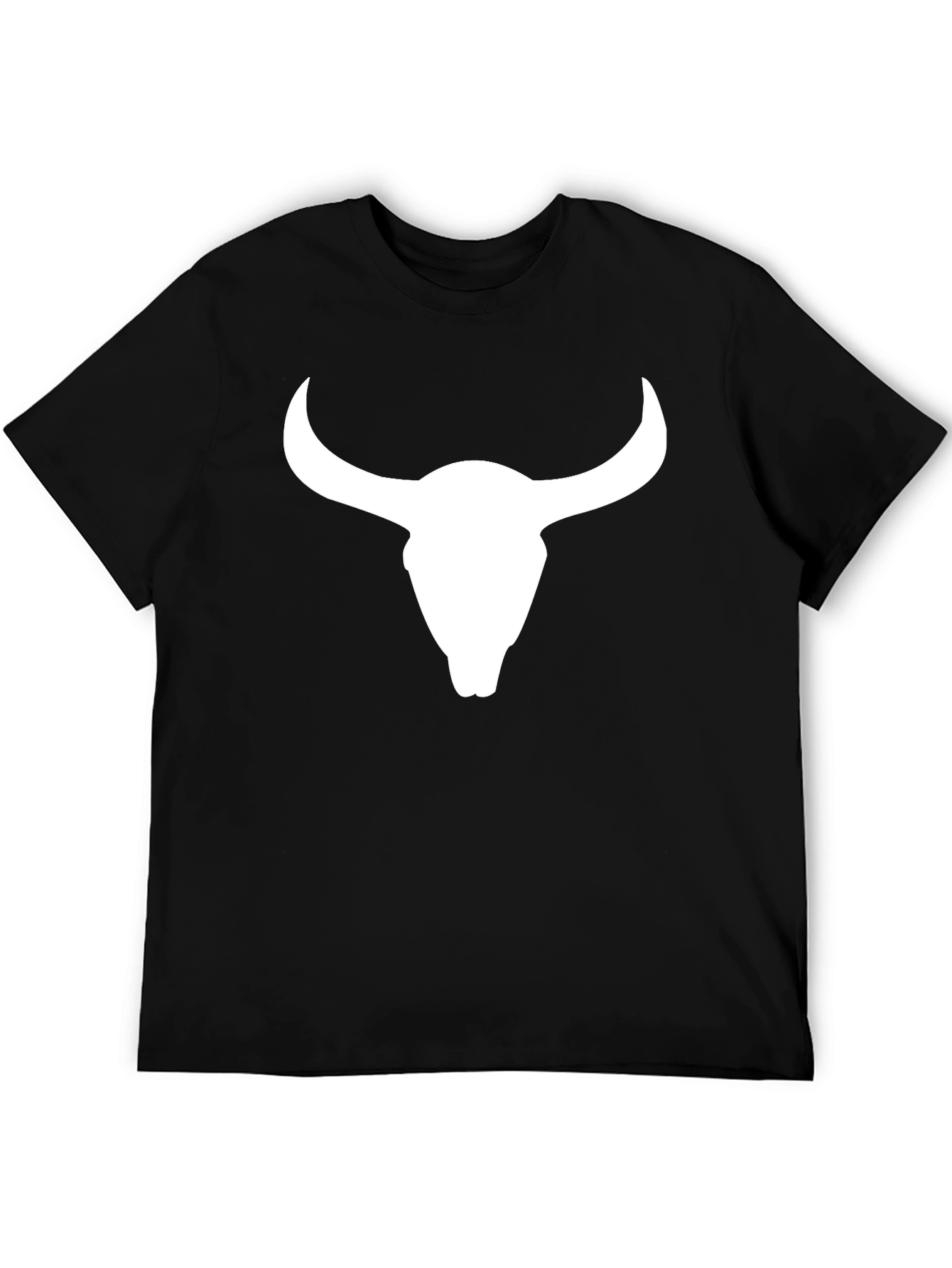 Bull Skull Graphic Tee - Classic Comfort