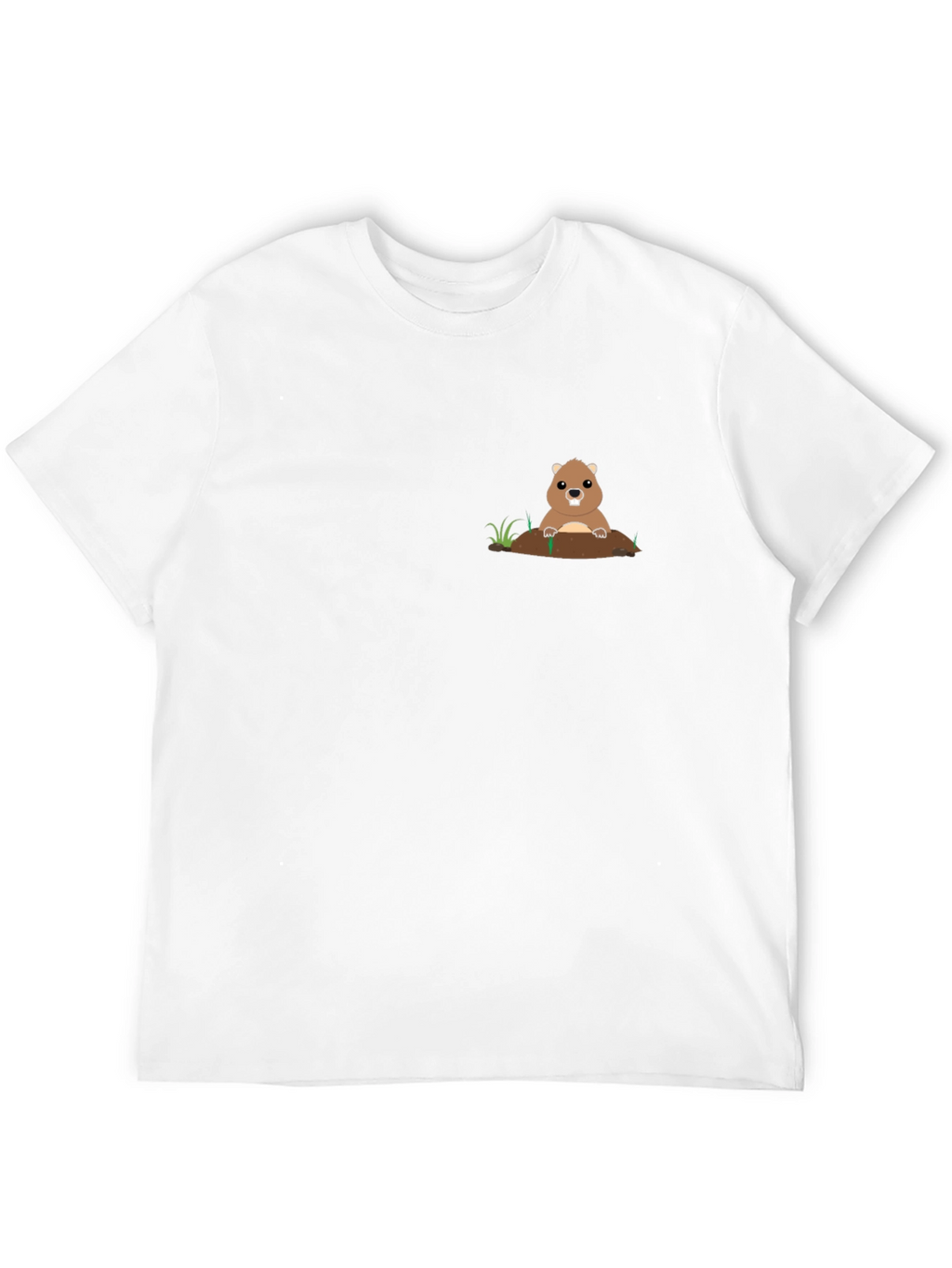 Groundhog Graphic Tee - Black Casual Comfort