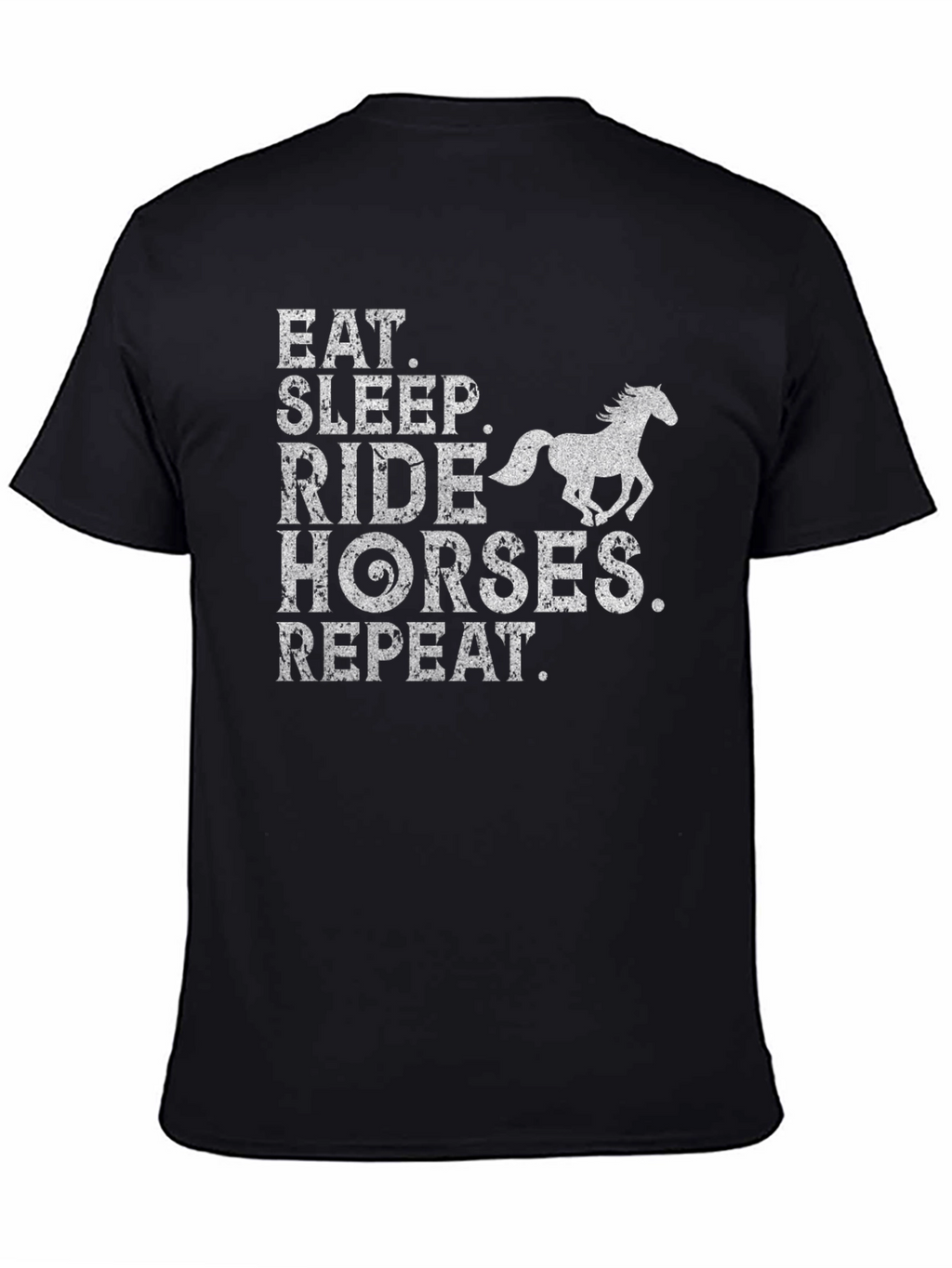 Eat Sleep Ride Horses Repeat T-Shirt