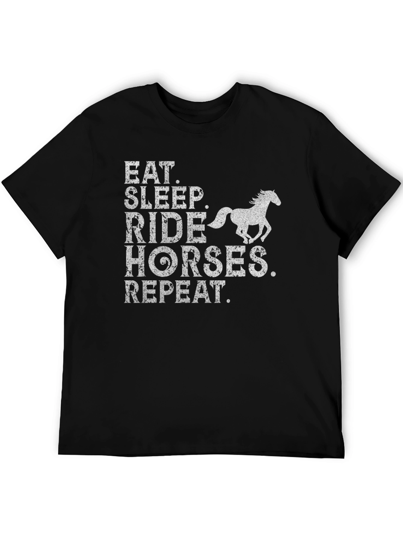 Eat Sleep Ride Horses Repeat T-Shirt