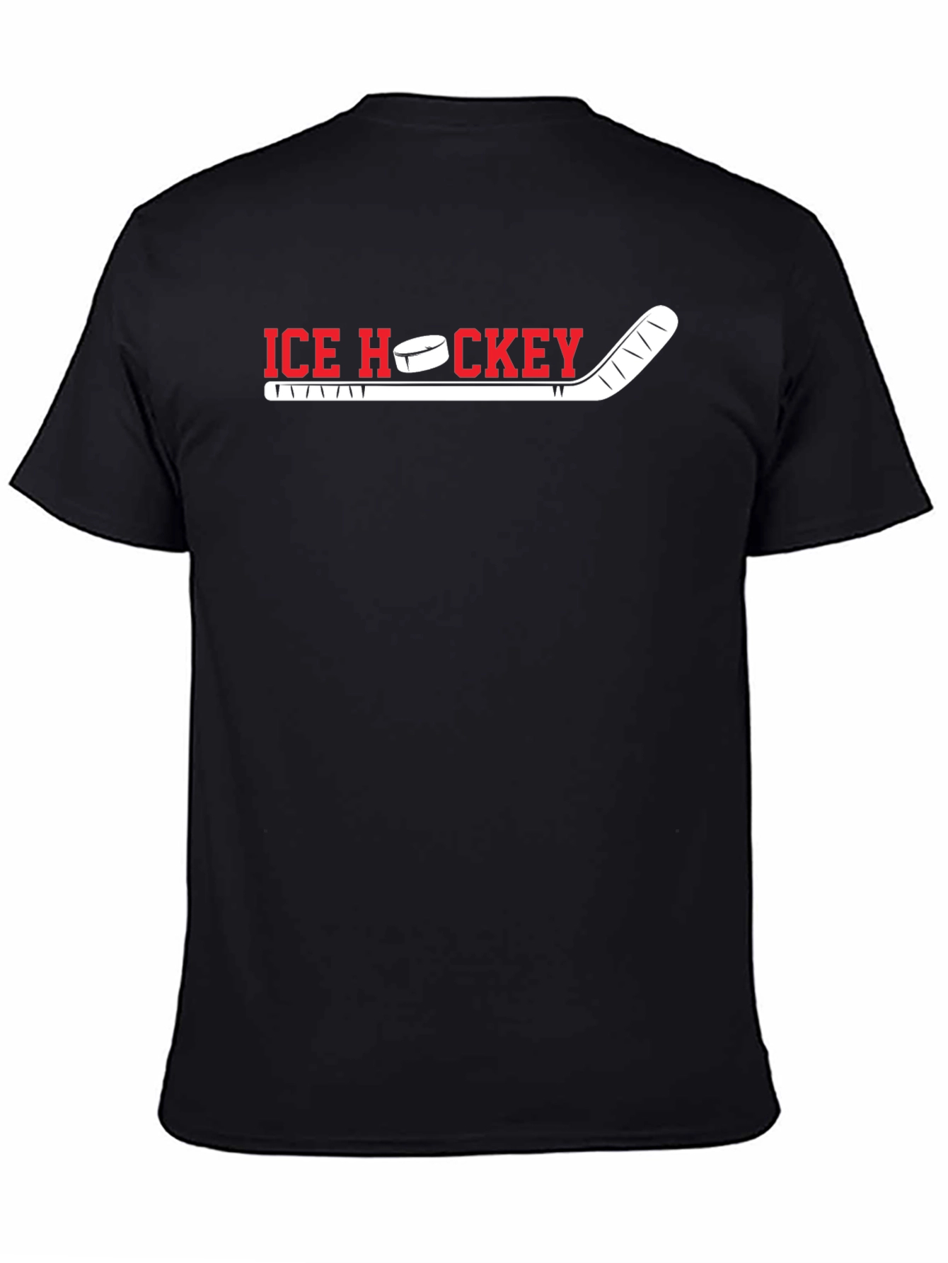 Ice Hockey Graphic T-Shirt - Sporty Casual Tee