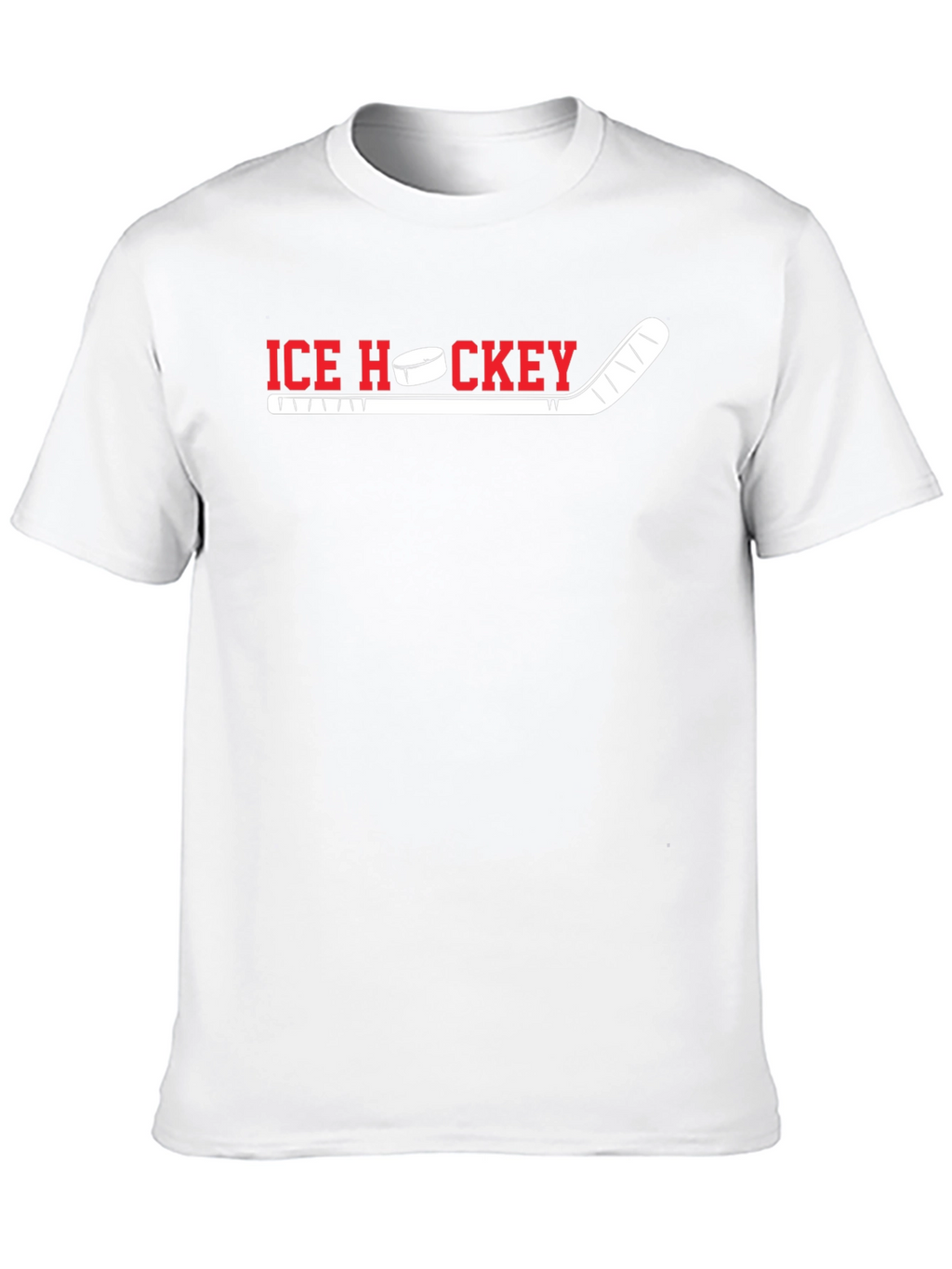 Ice Hockey Graphic T-Shirt - Sporty Casual Tee