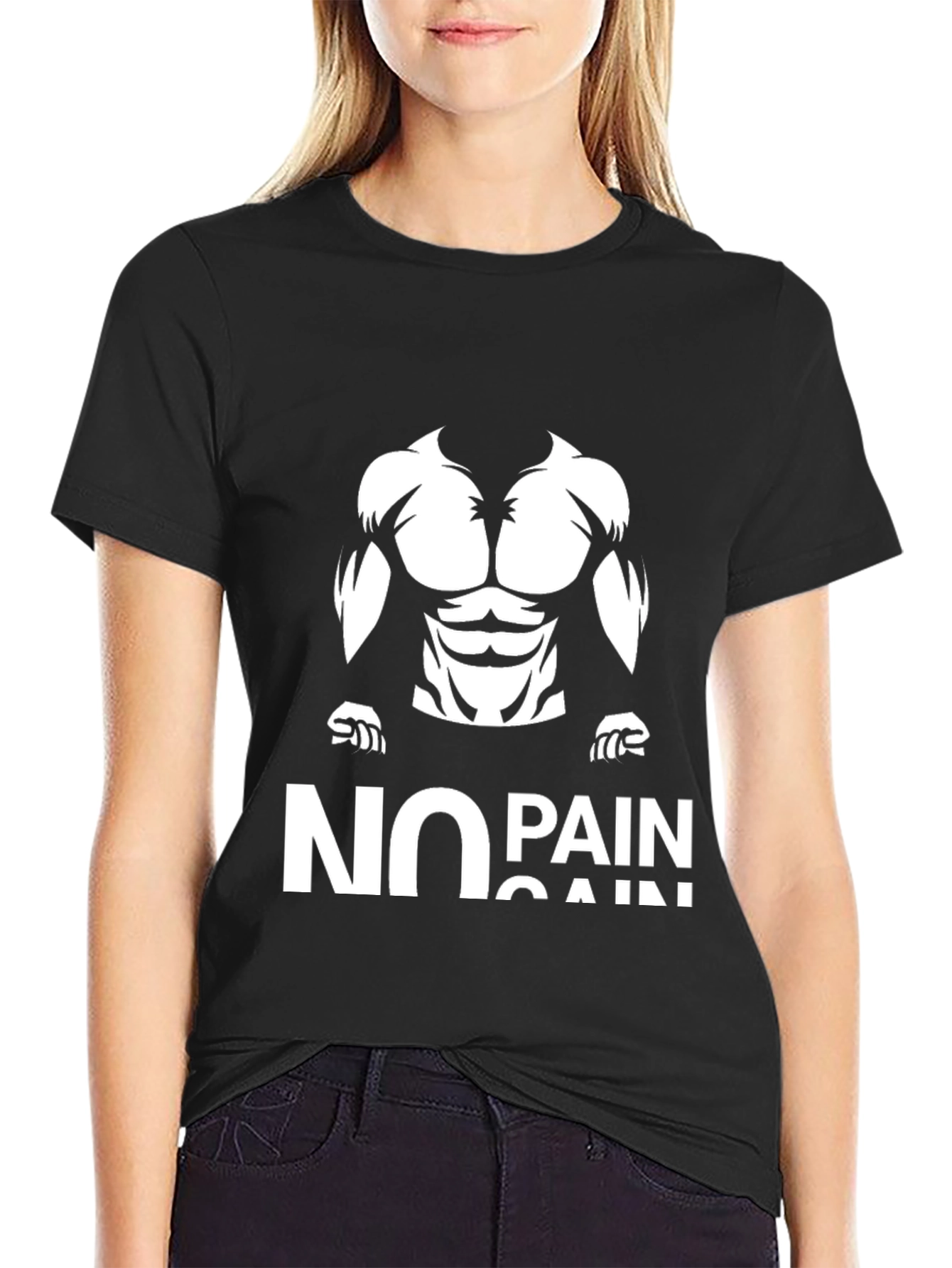 No Pain No Gain Black T-Shirt