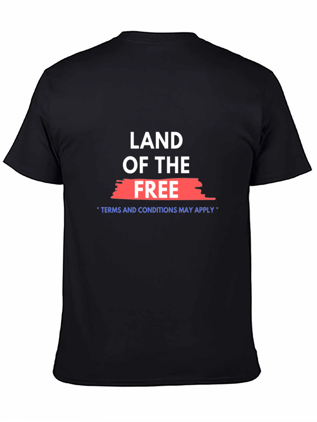 Land of the Free Black T-Shirt