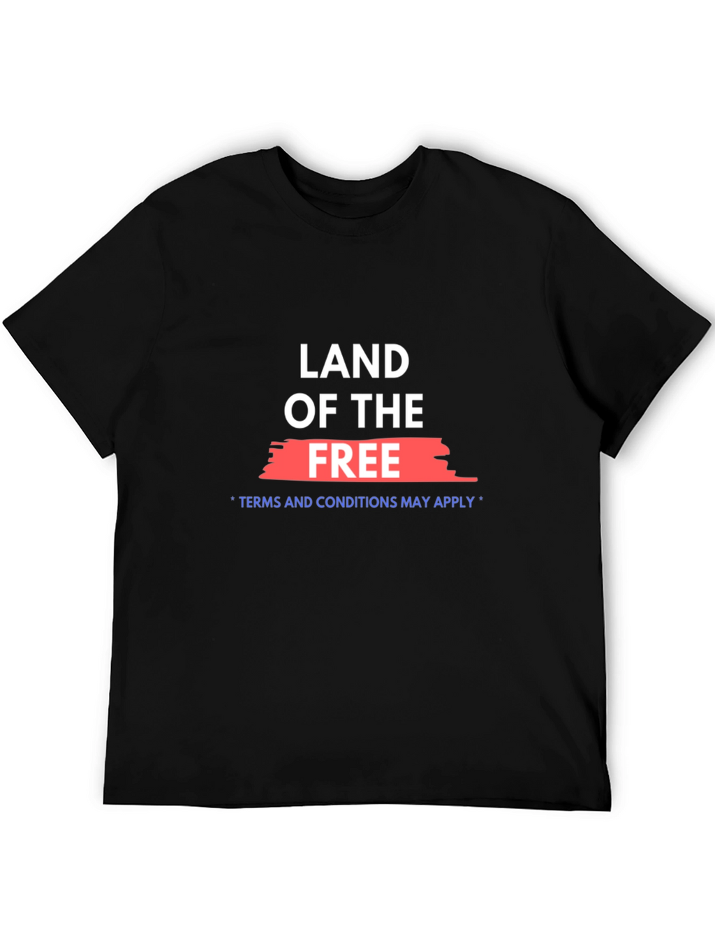 Land of the Free Black T-Shirt