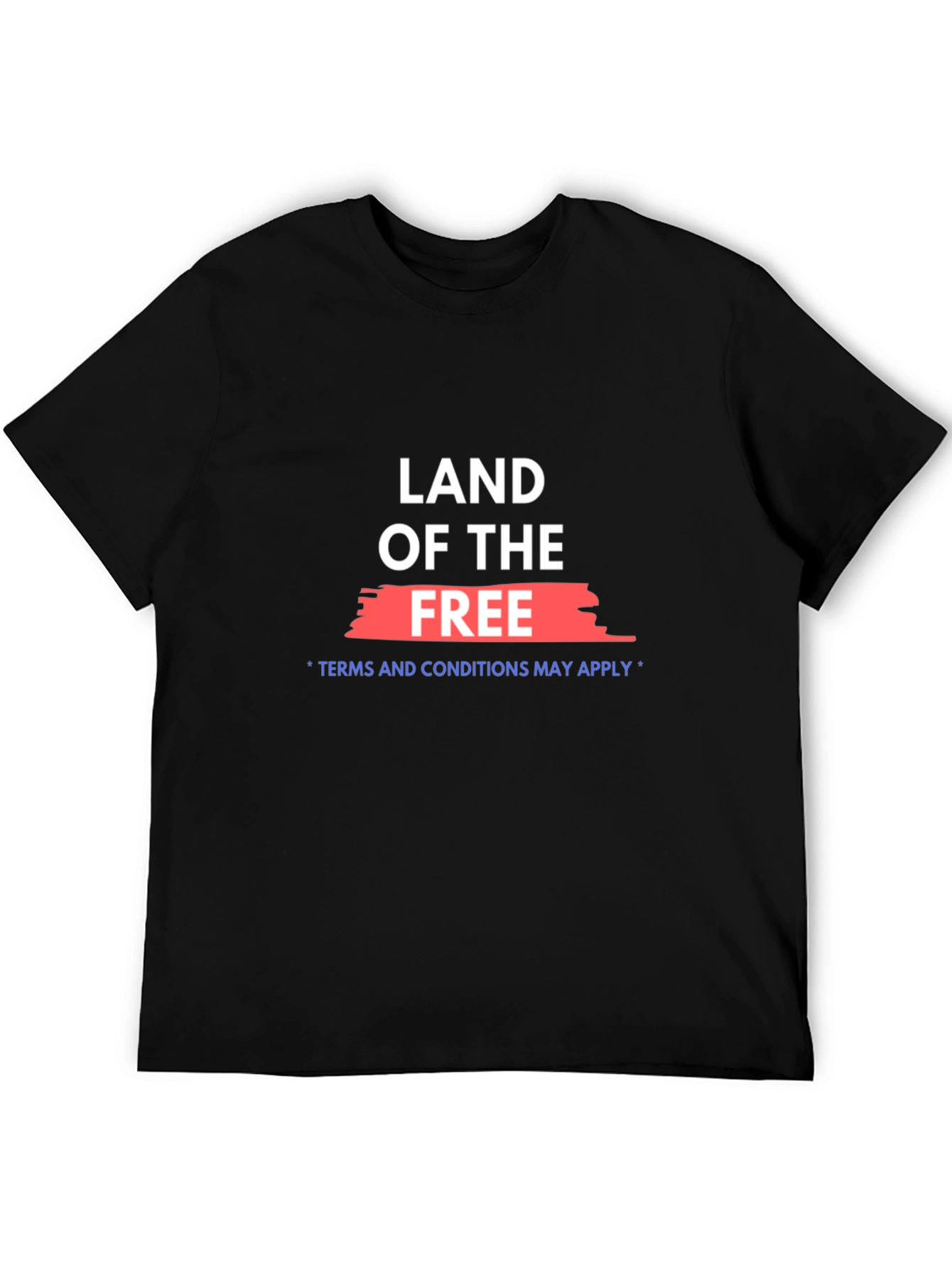 Land of the Free Black T-Shirt