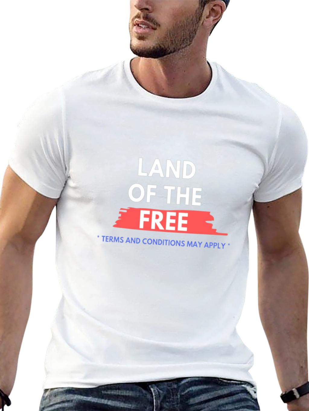 Land of the Free Black T-Shirt