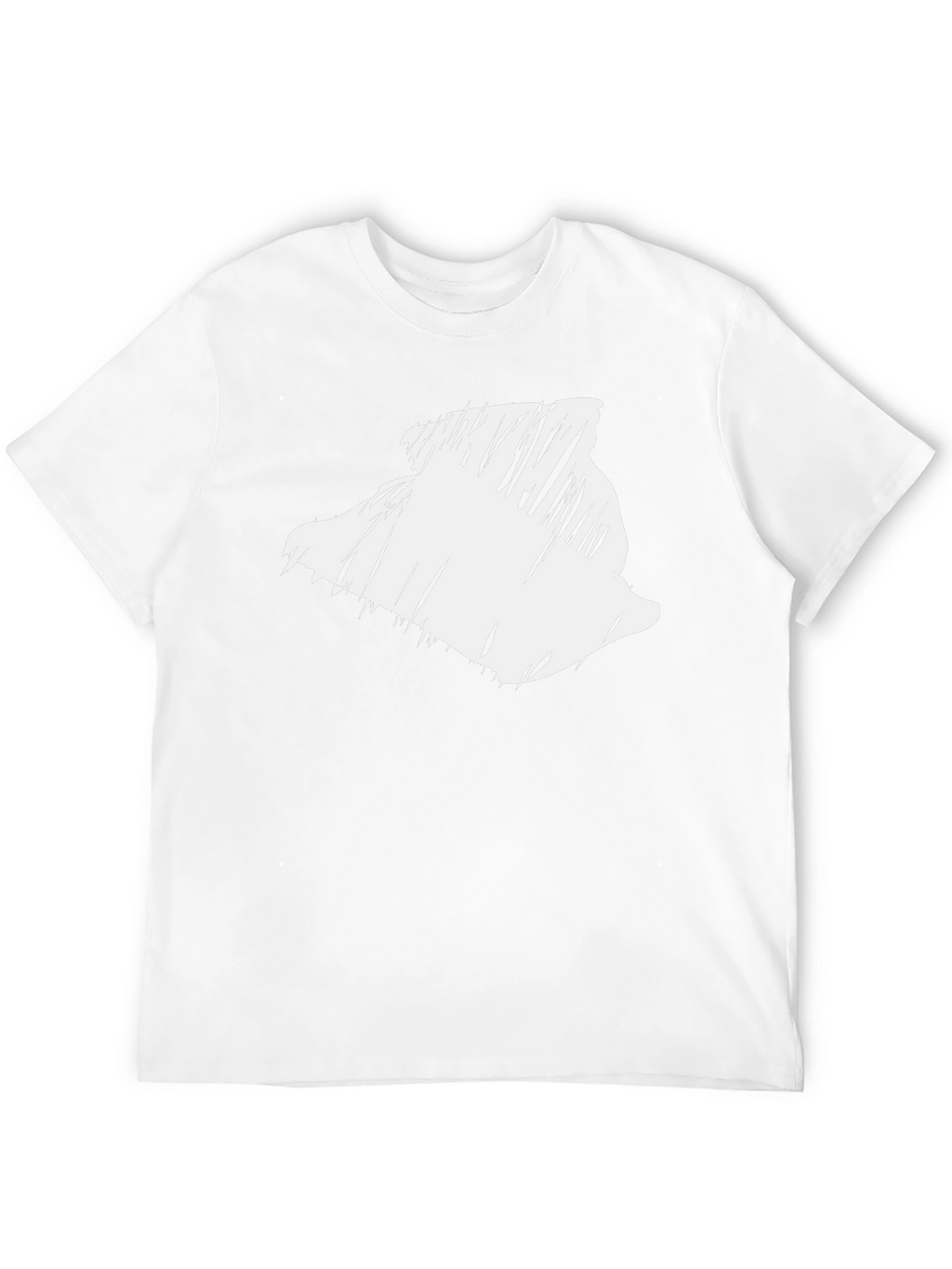 Abstract Graphic Print T-Shirt - Modern Casual Tee