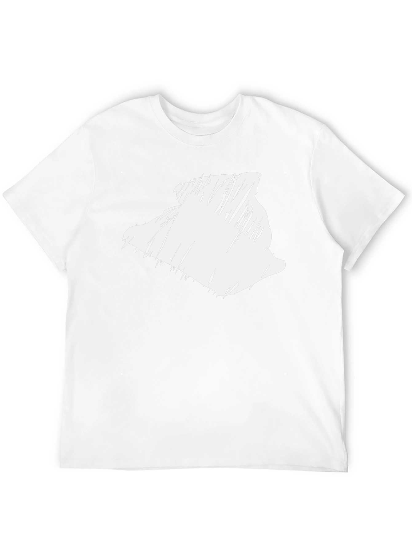 Abstract Graphic Print T-Shirt - Modern Casual Tee