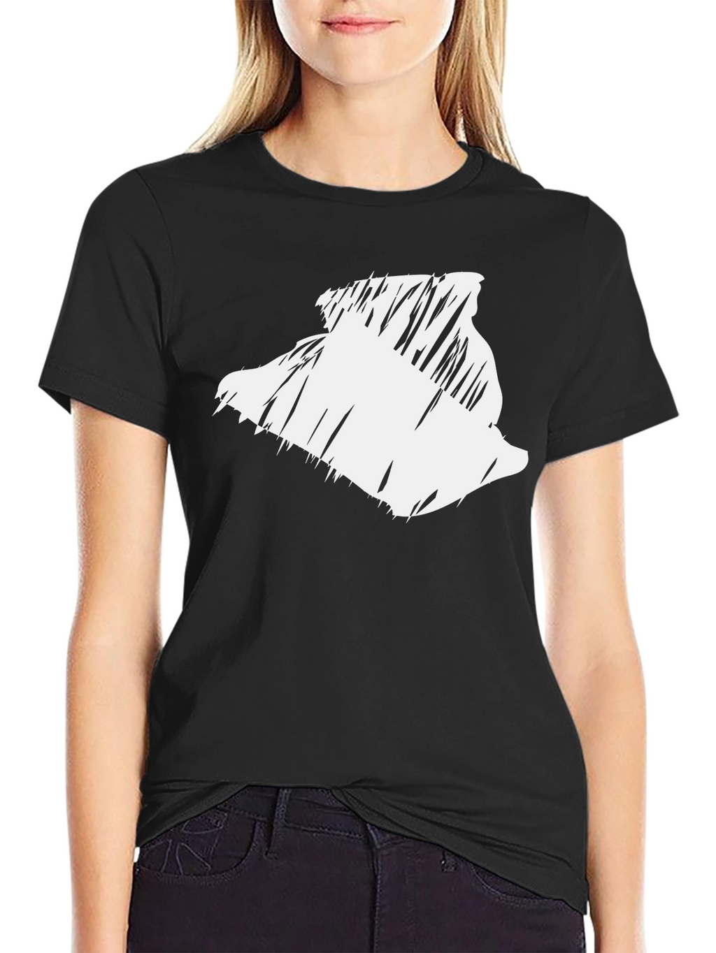 Abstract Graphic Print T-Shirt - Modern Casual Tee