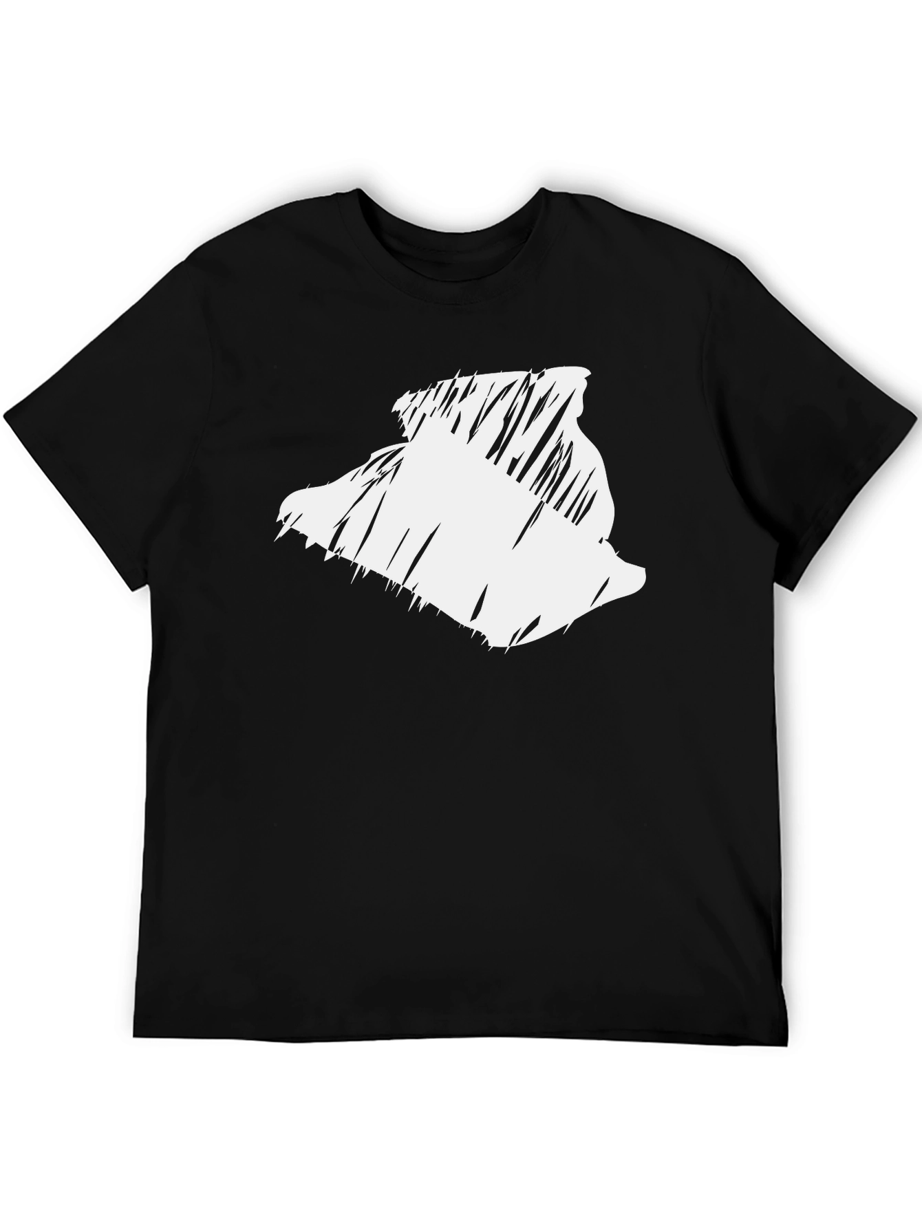 Abstract Graphic Print T-Shirt - Modern Casual Tee