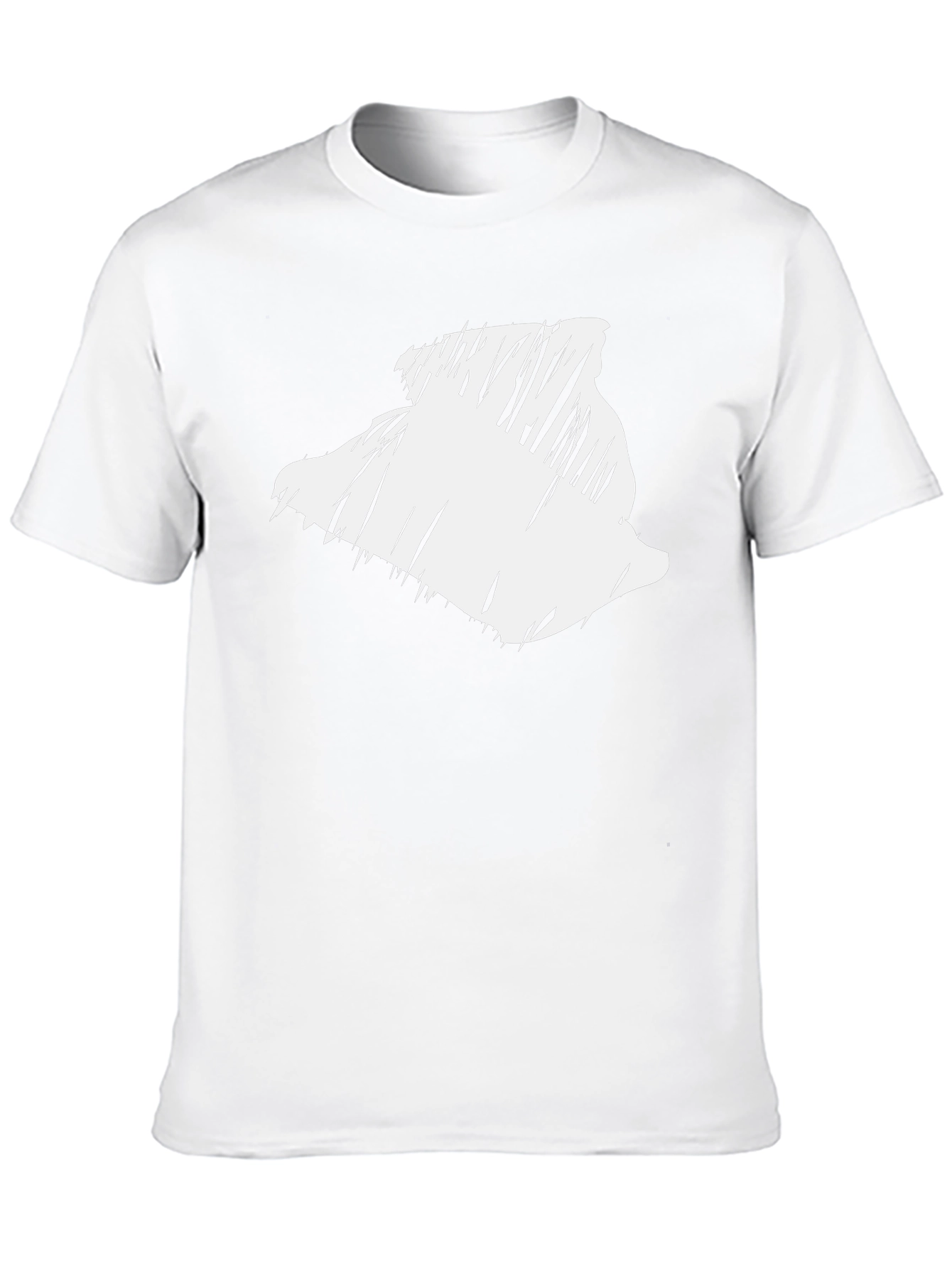 Abstract Graphic Print T-Shirt - Modern Casual Tee