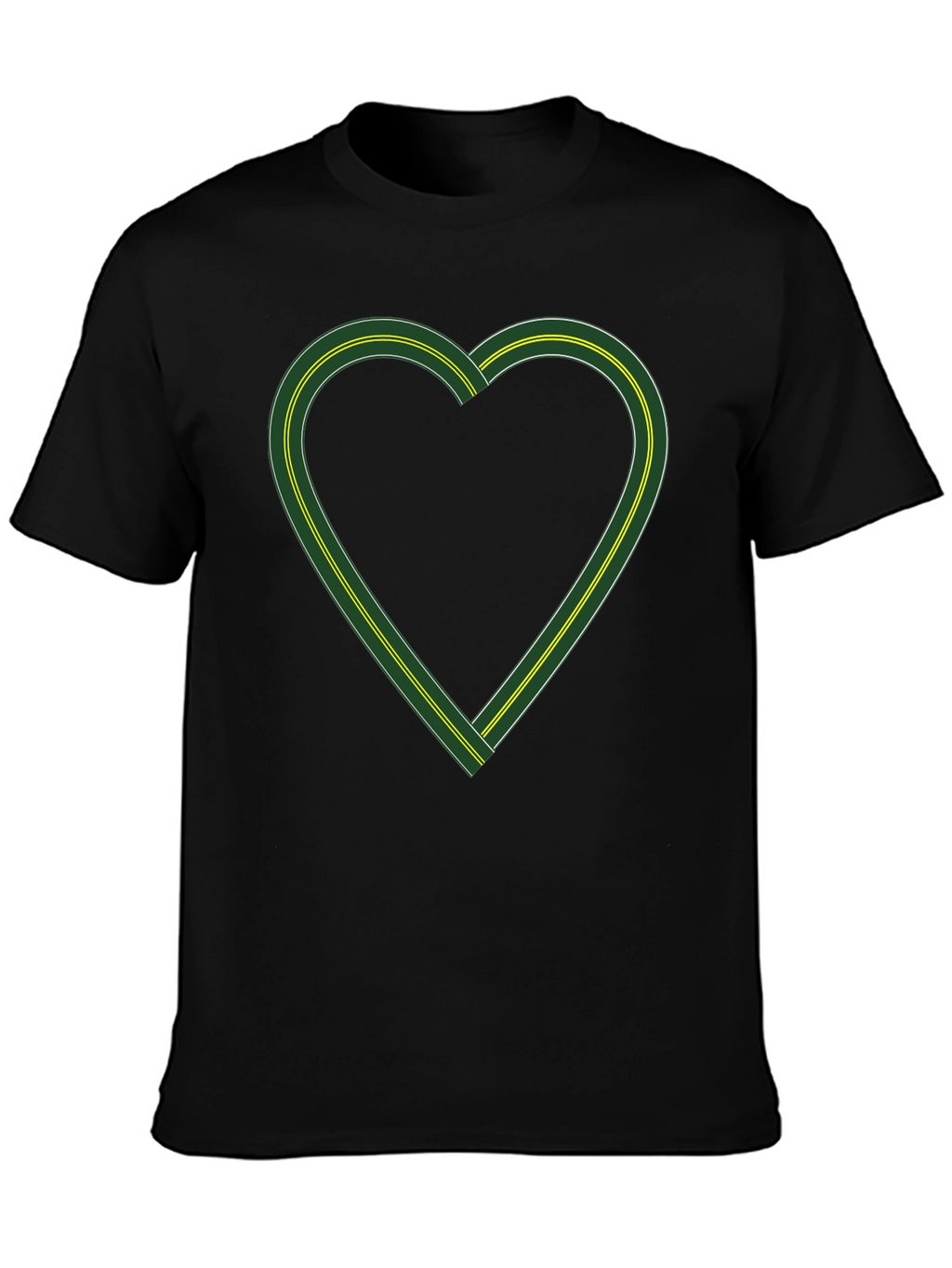 Heart Road Graphic Tee - Black Cotton Blend