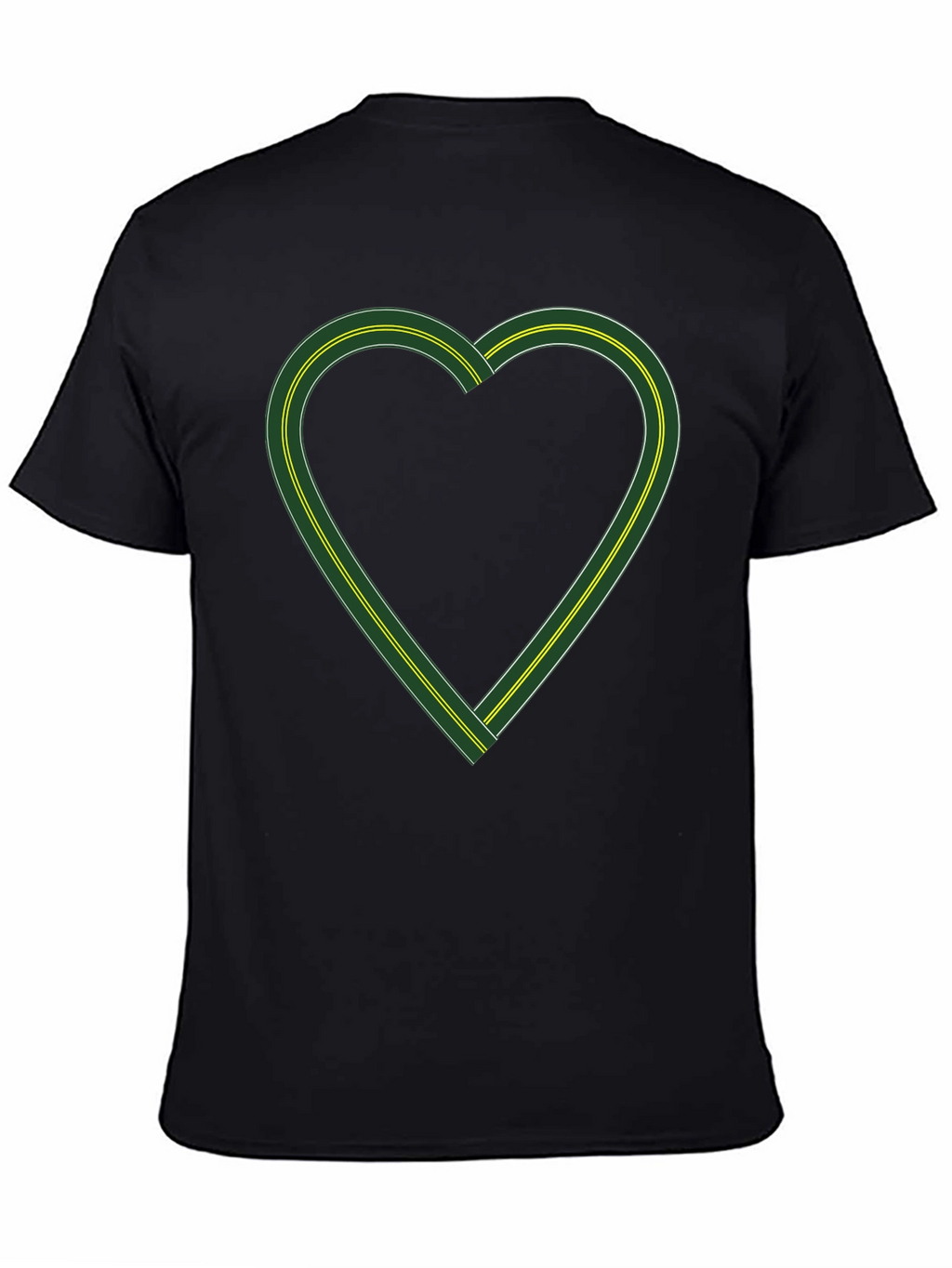Heart Road Graphic Tee - Black Cotton Blend