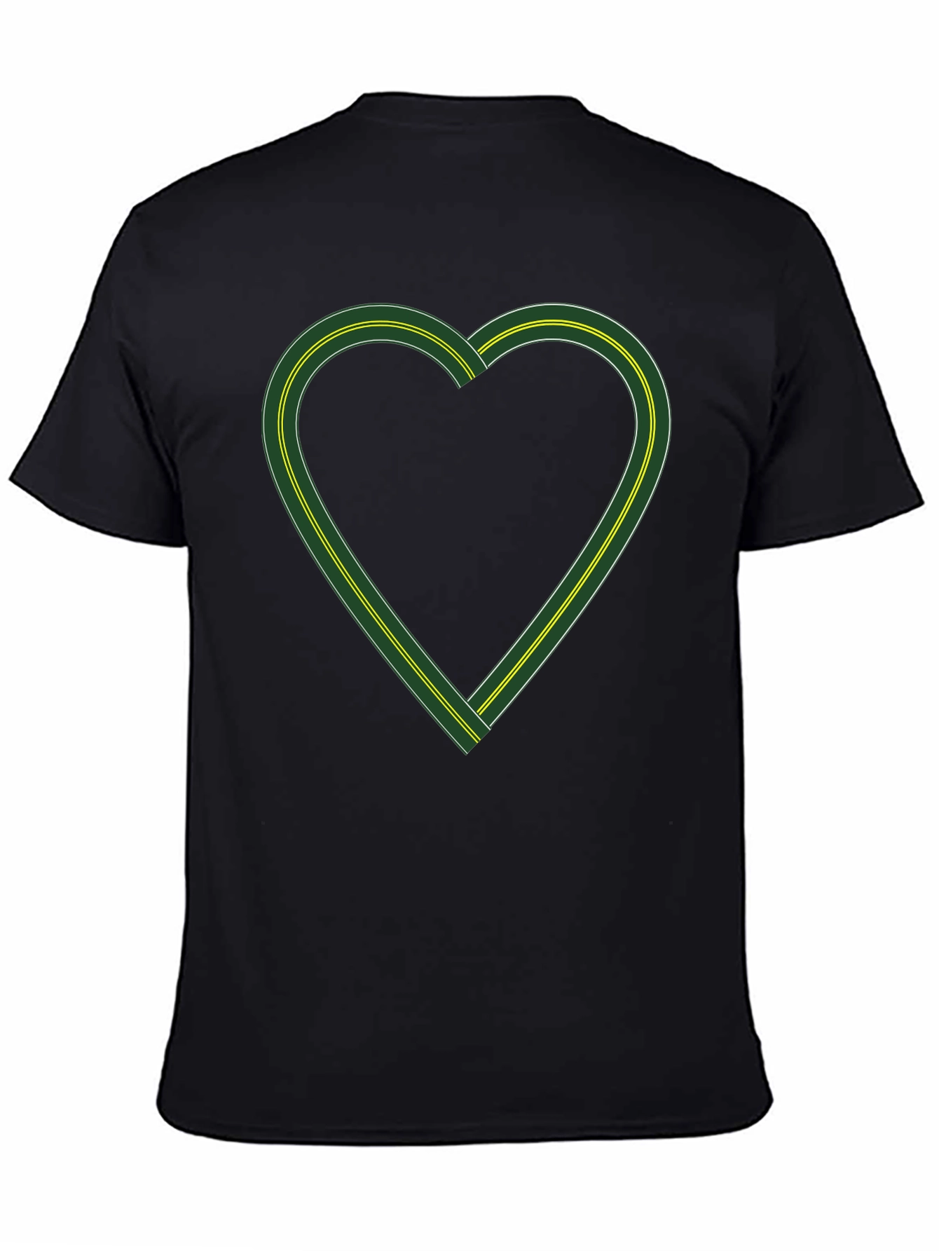 Heart Road Graphic Tee - Black Cotton Blend