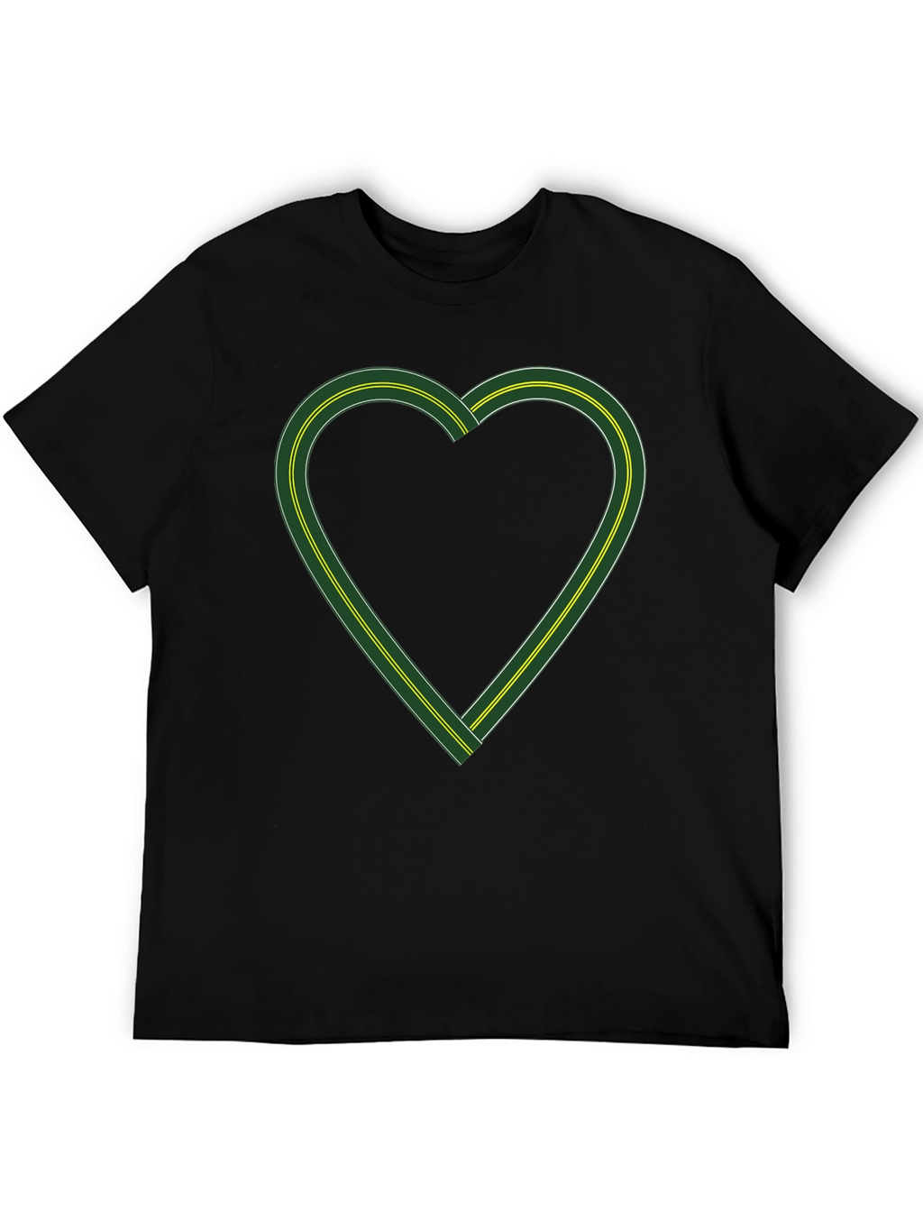 Heart Road Graphic Tee - Black Cotton Blend