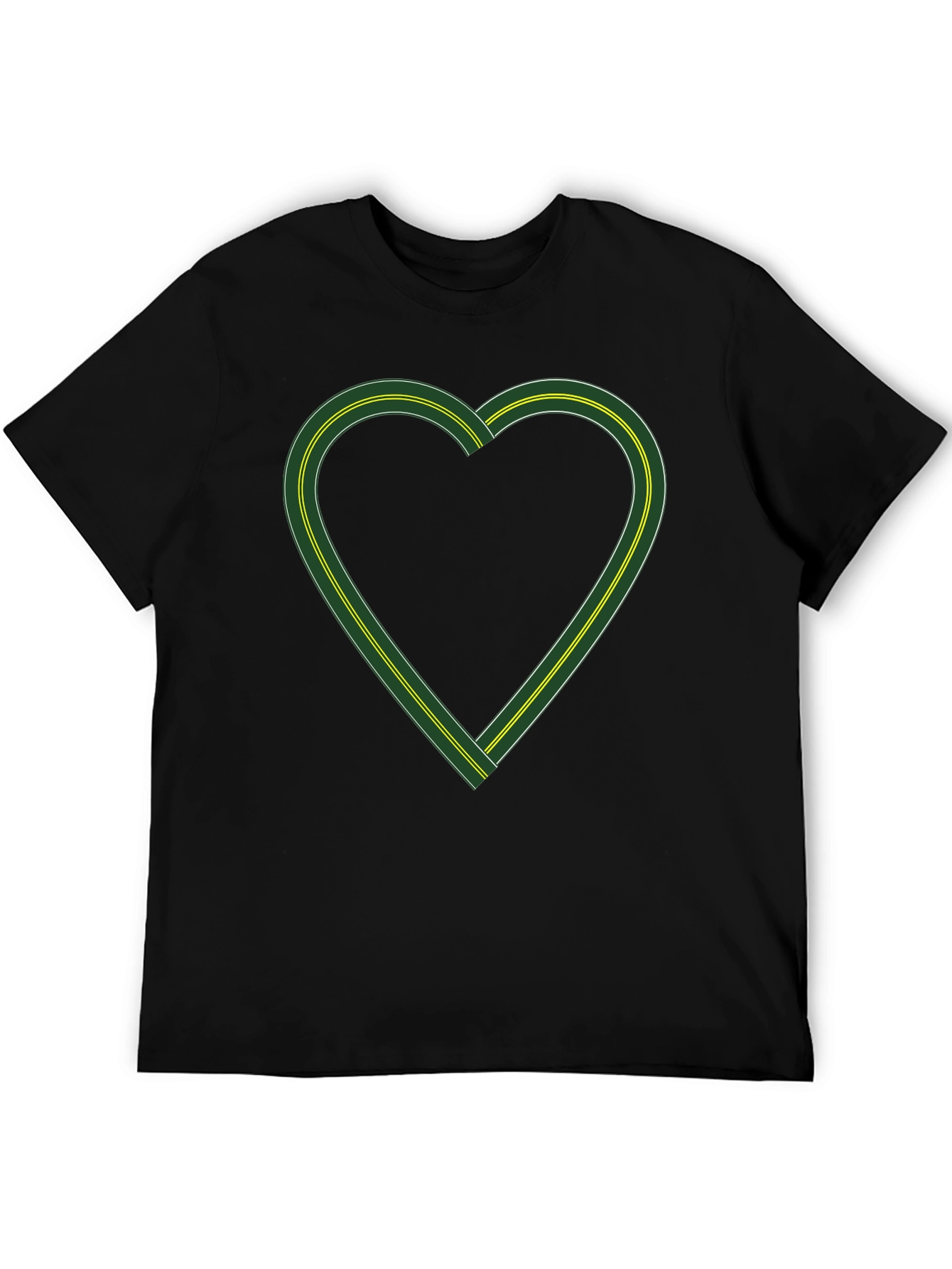 Heart Road Graphic Tee - Black Cotton Blend