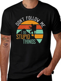 Funny Hiker T-Shirt - Dont Follow Me
