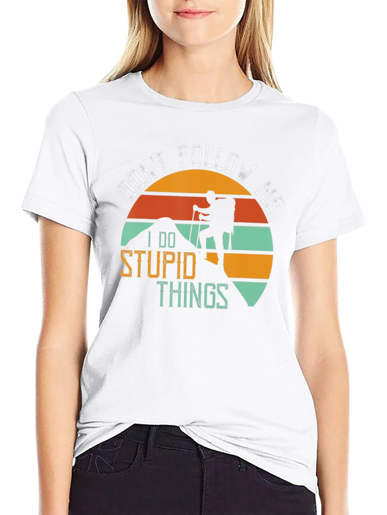 Funny Hiker T-Shirt - Dont Follow Me