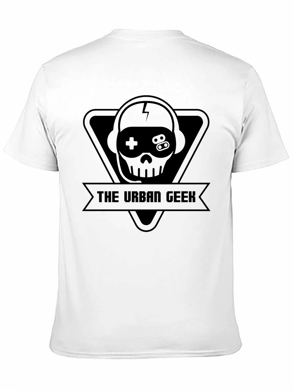 The Urban Geek T-Shirt - Skull & Headphones Design