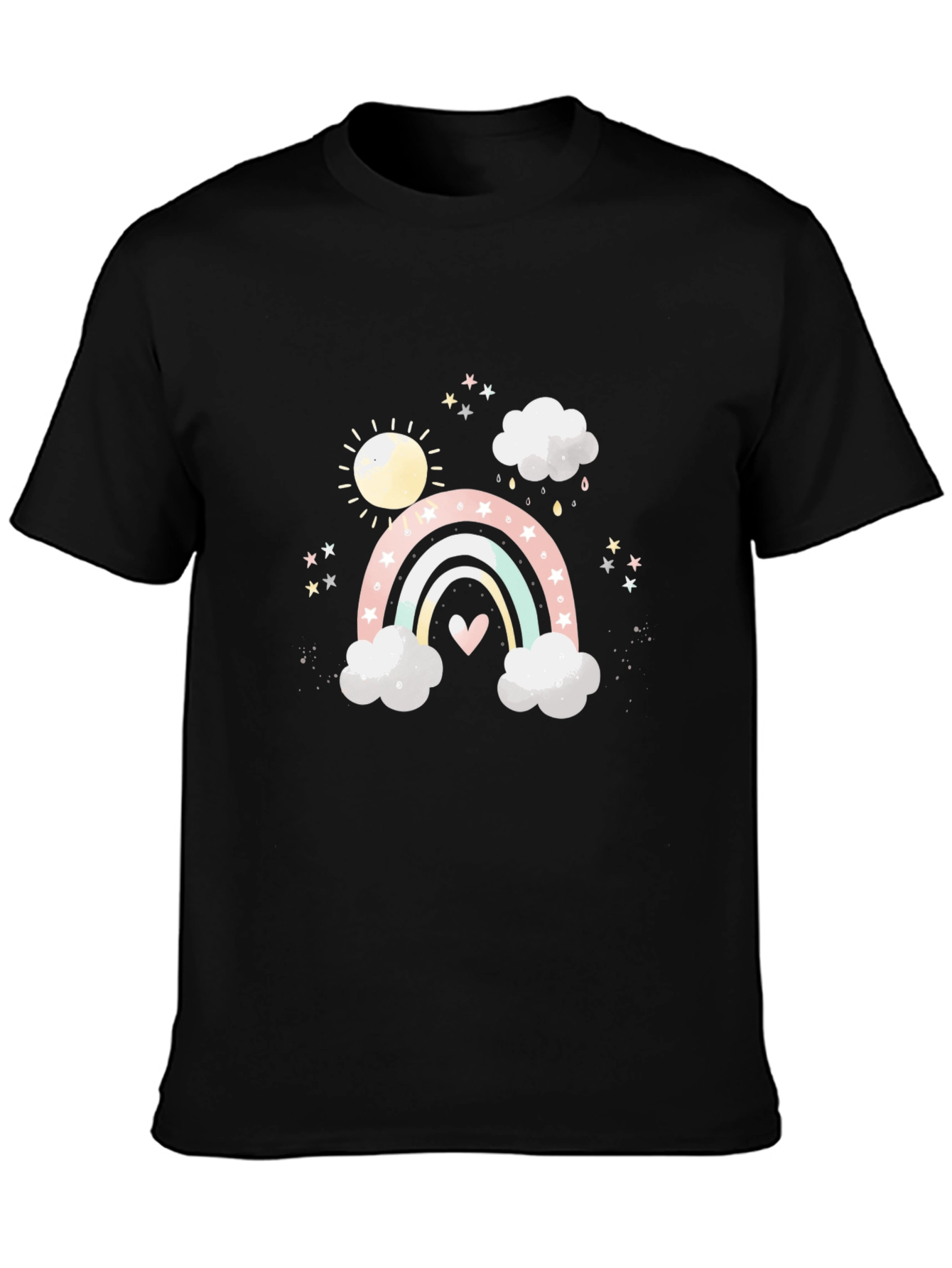 Rainbow Cloud T-Shirt - Cute Weather Design