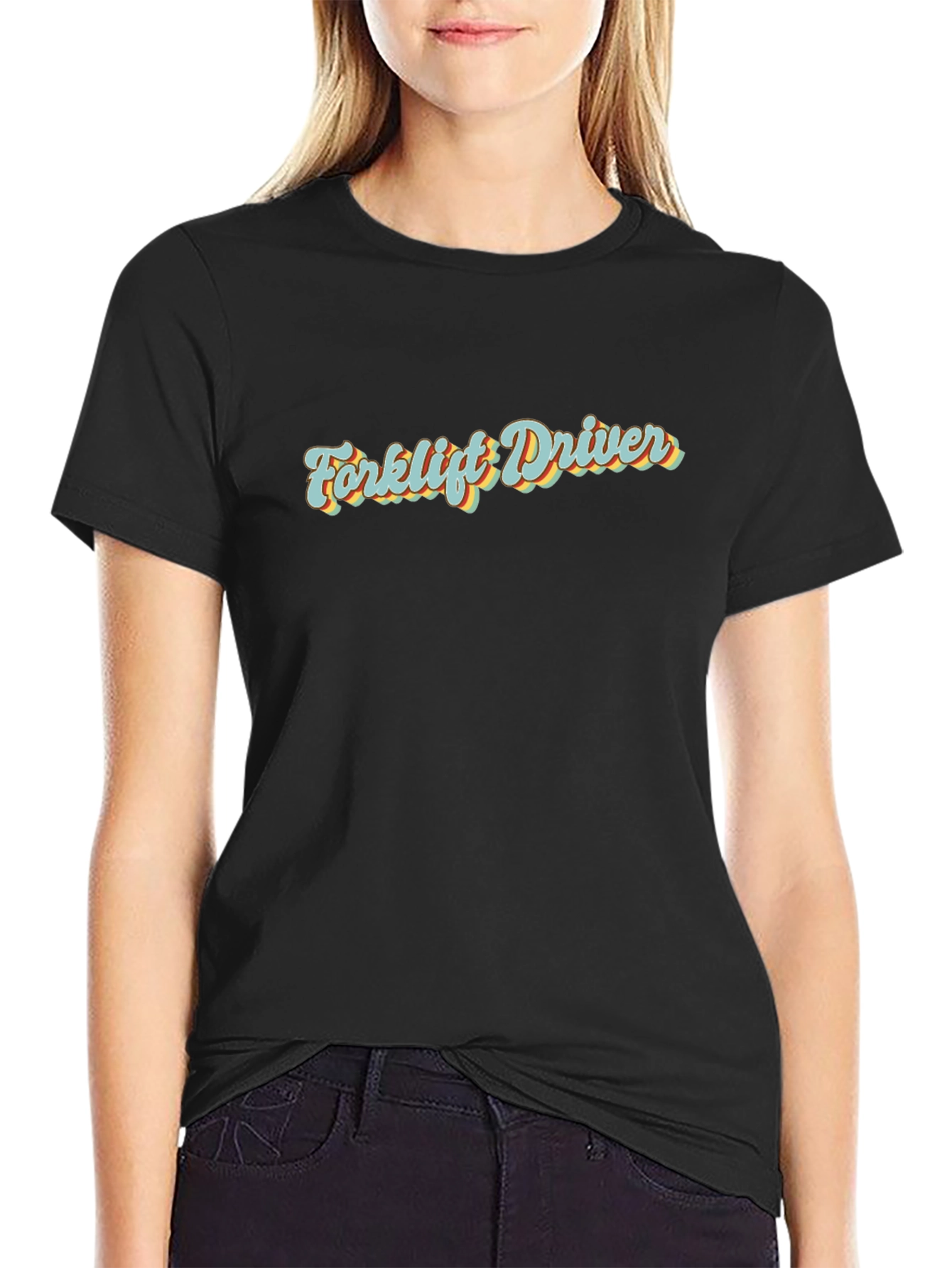 Retro Forklift Driver T-Shirt