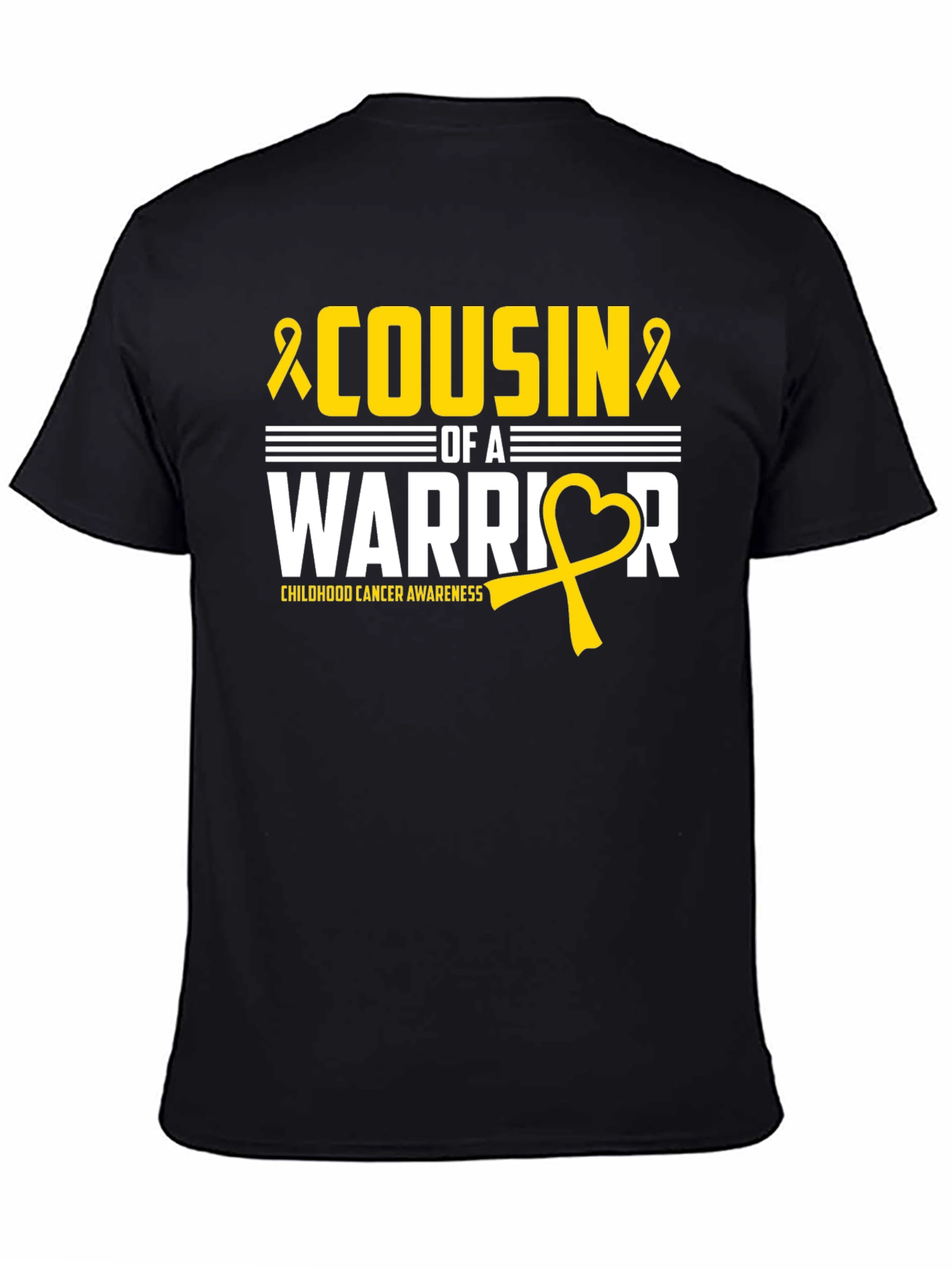 Cousin of a Warrior - Childhood Cancer Awareness T-Shirt