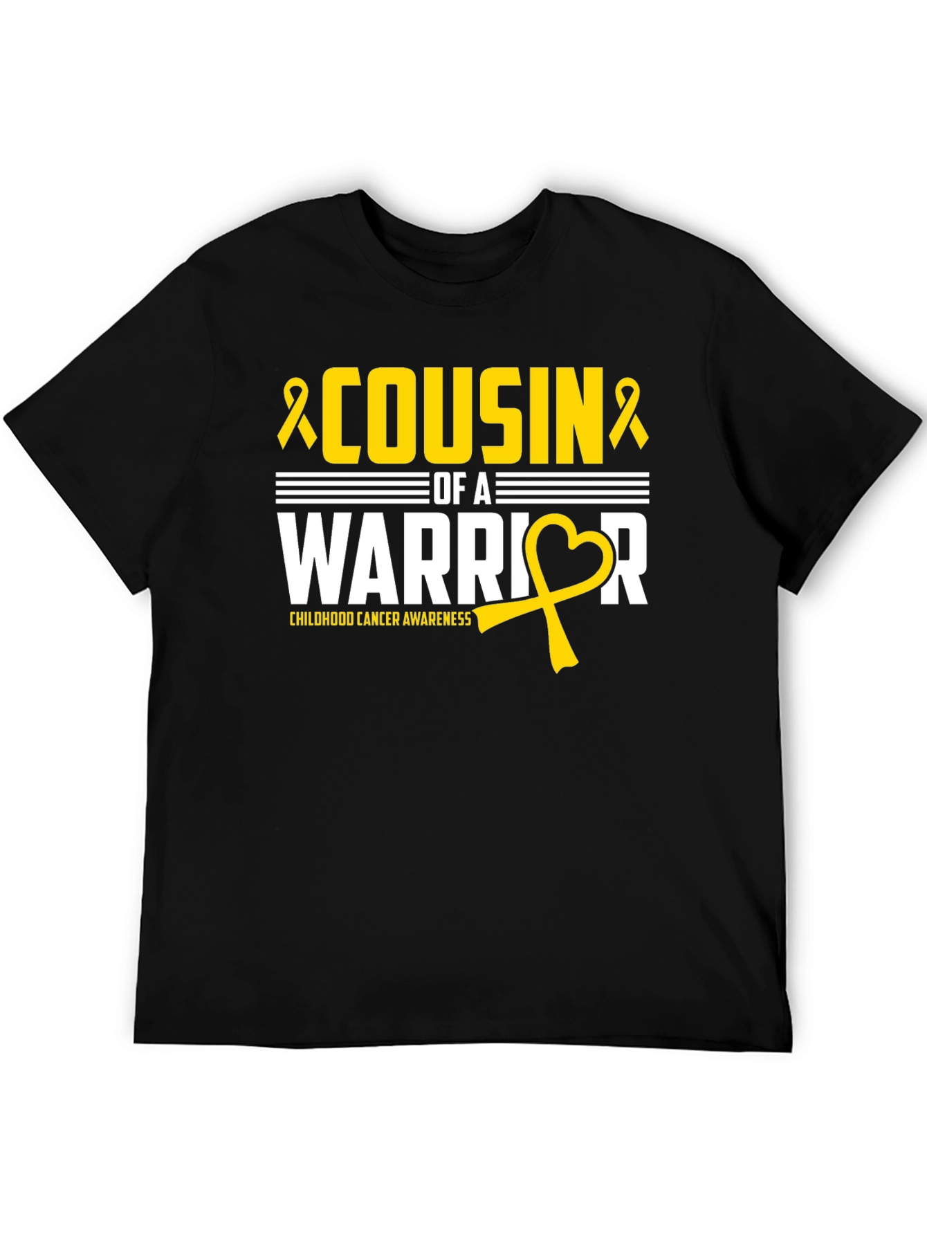 Cousin of a Warrior - Childhood Cancer Awareness T-Shirt
