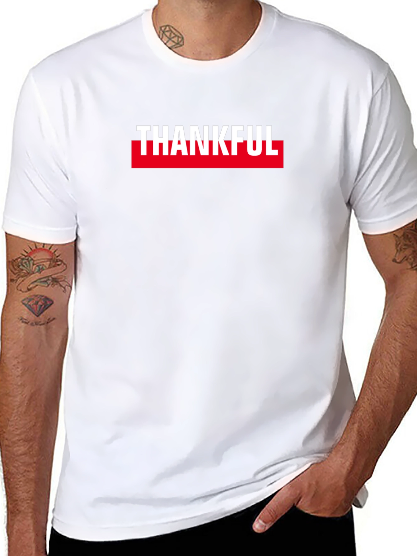 Thankful Graphic Tee - Black