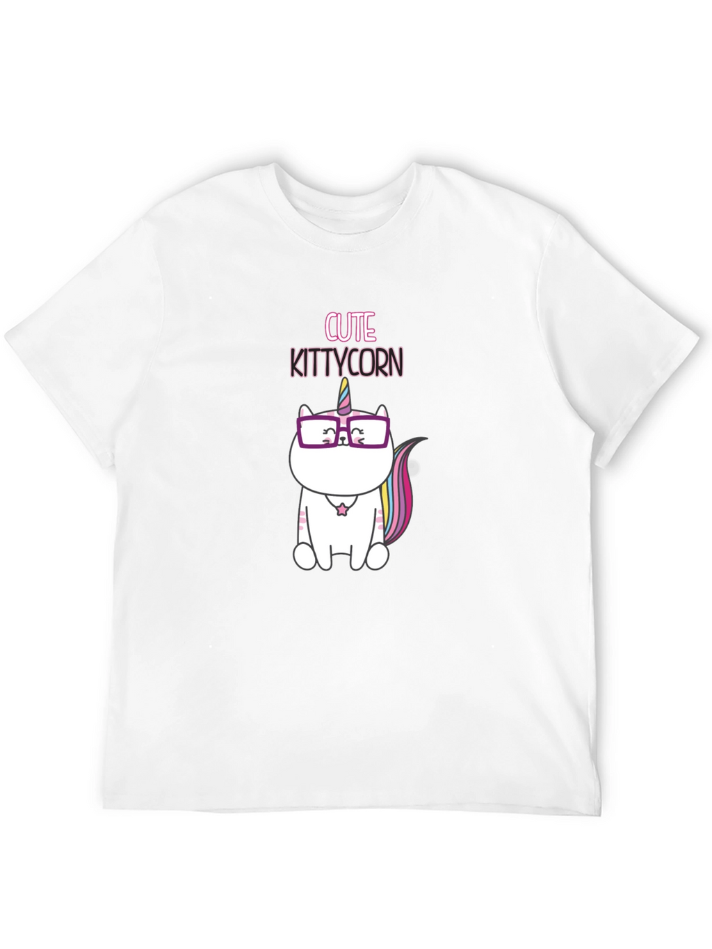 Cute Kittycorn Graphic T-Shirt