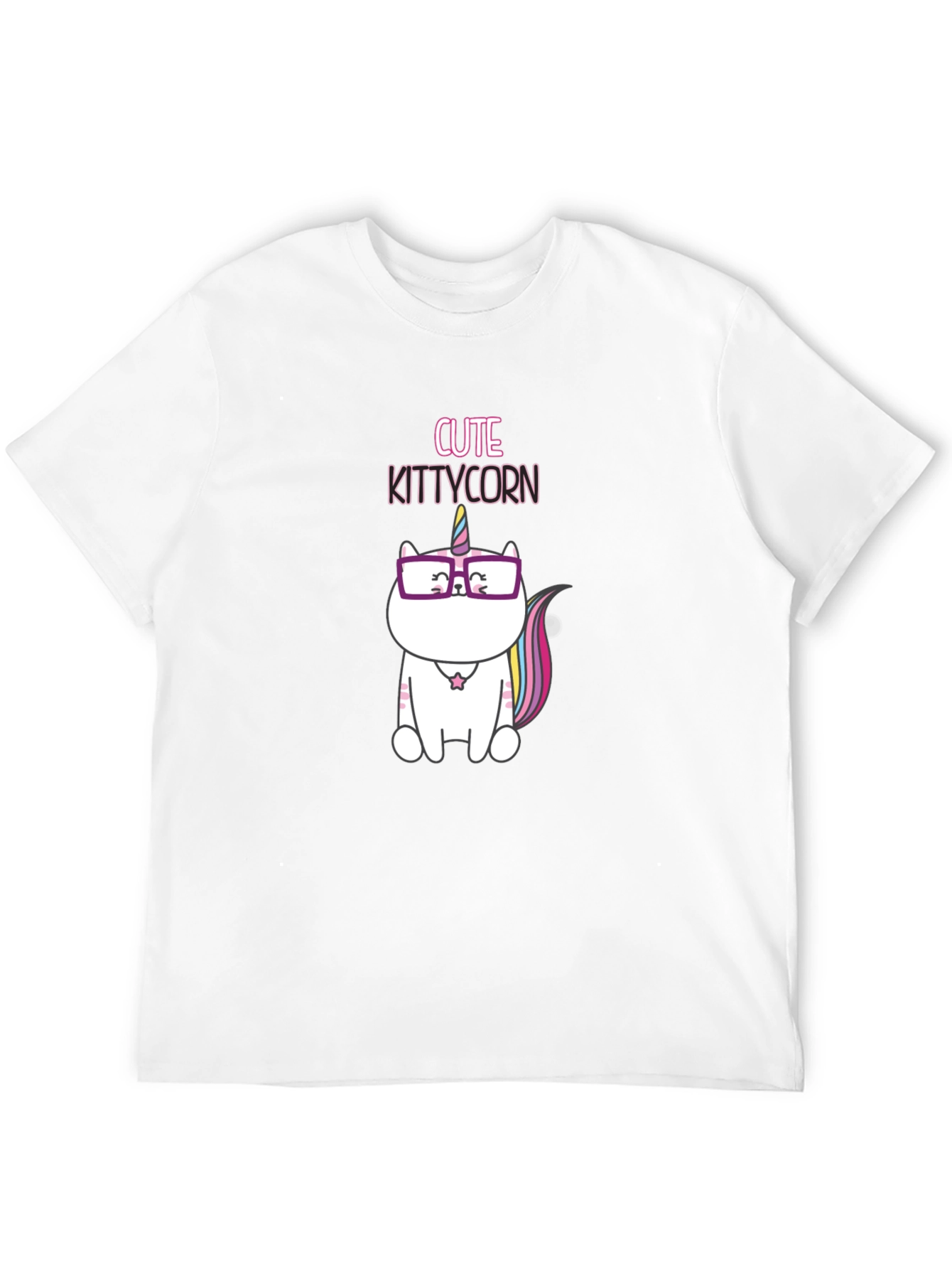Cute Kittycorn Graphic T-Shirt