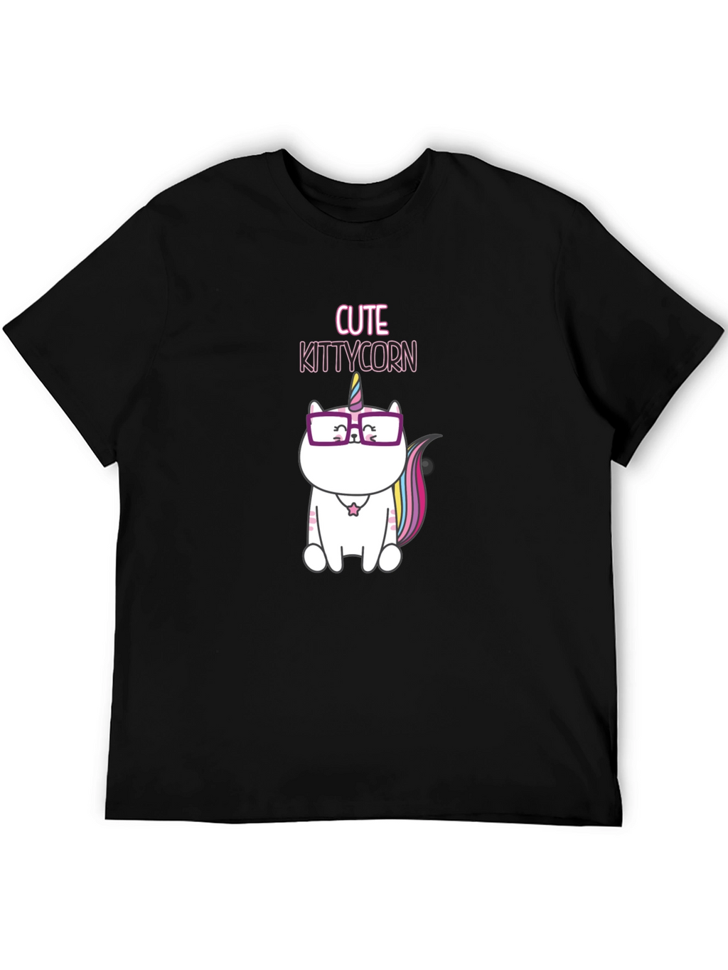 Cute Kittycorn Graphic T-Shirt