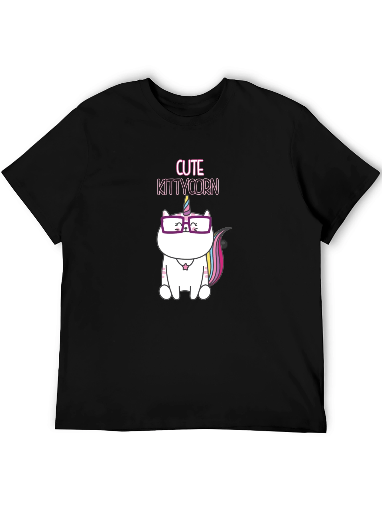 Cute Kittycorn Graphic T-Shirt