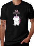 Cute Kittycorn Graphic T-Shirt