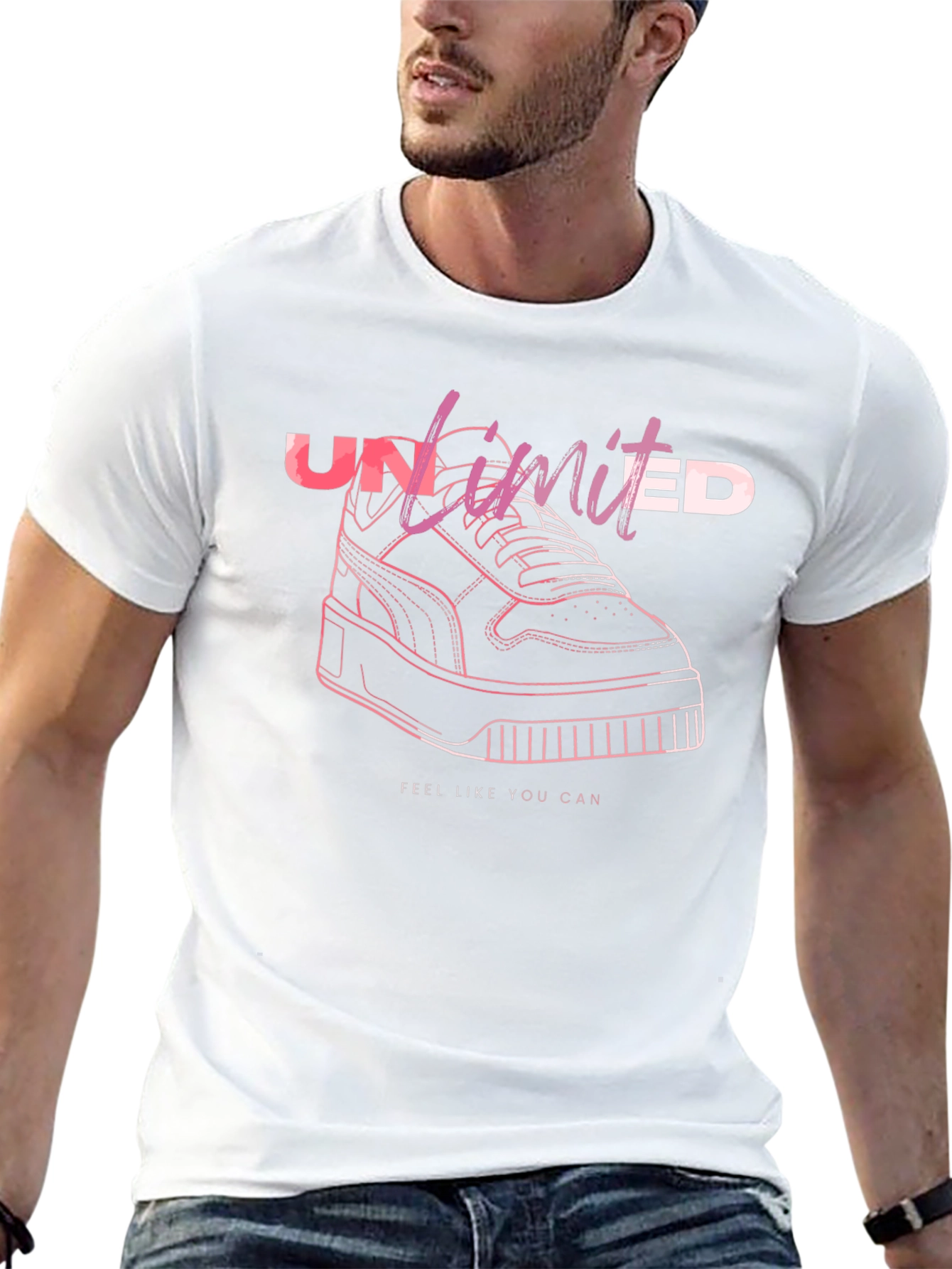 Unlimited Sneaker Graphic Tee - Black