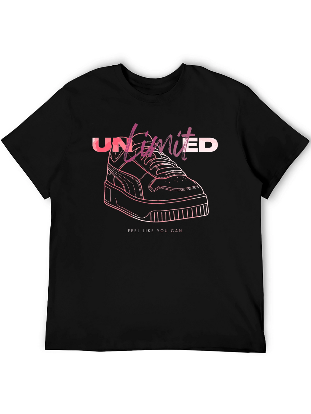 Unlimited Sneaker Graphic Tee - Black