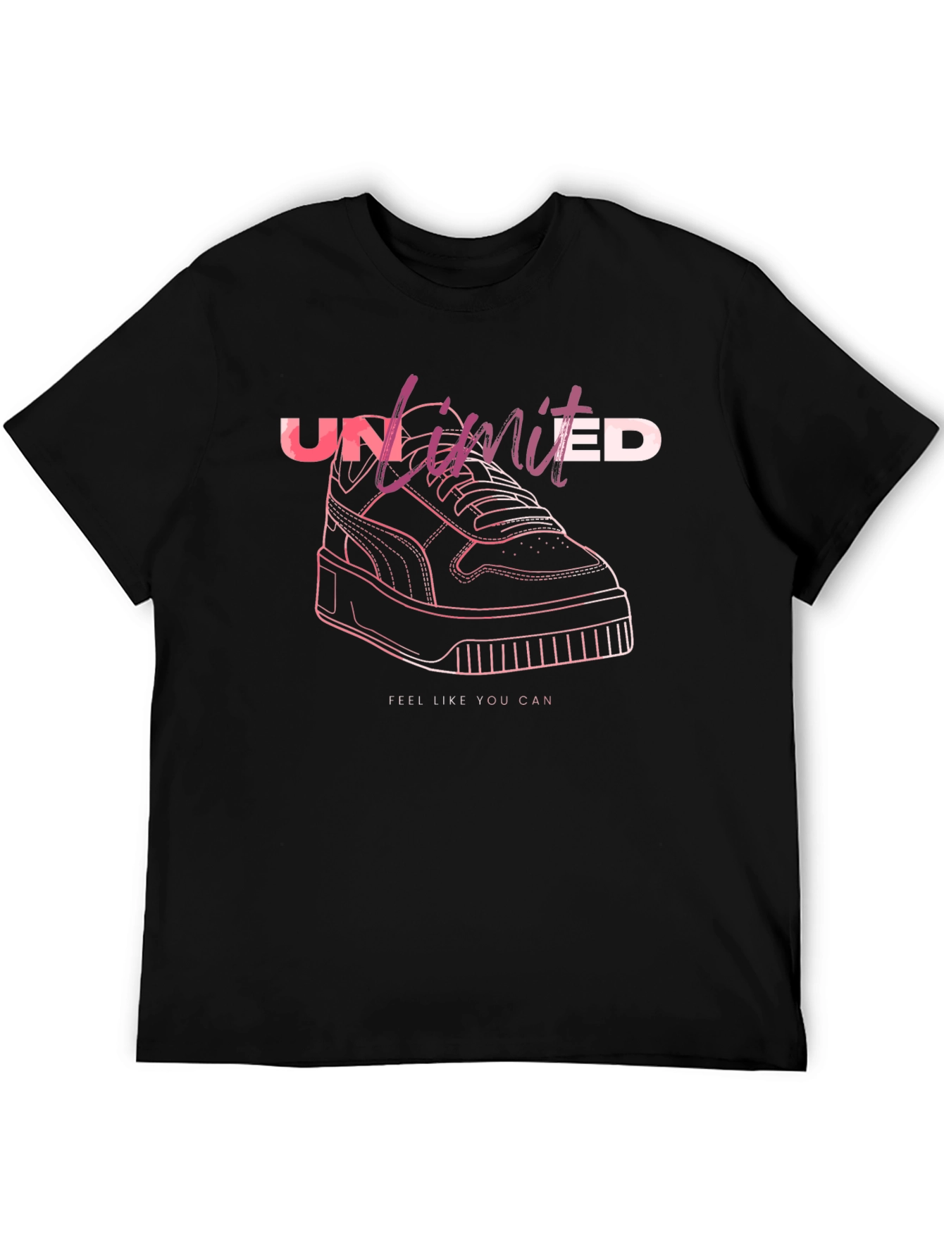 Unlimited Sneaker Graphic Tee - Black