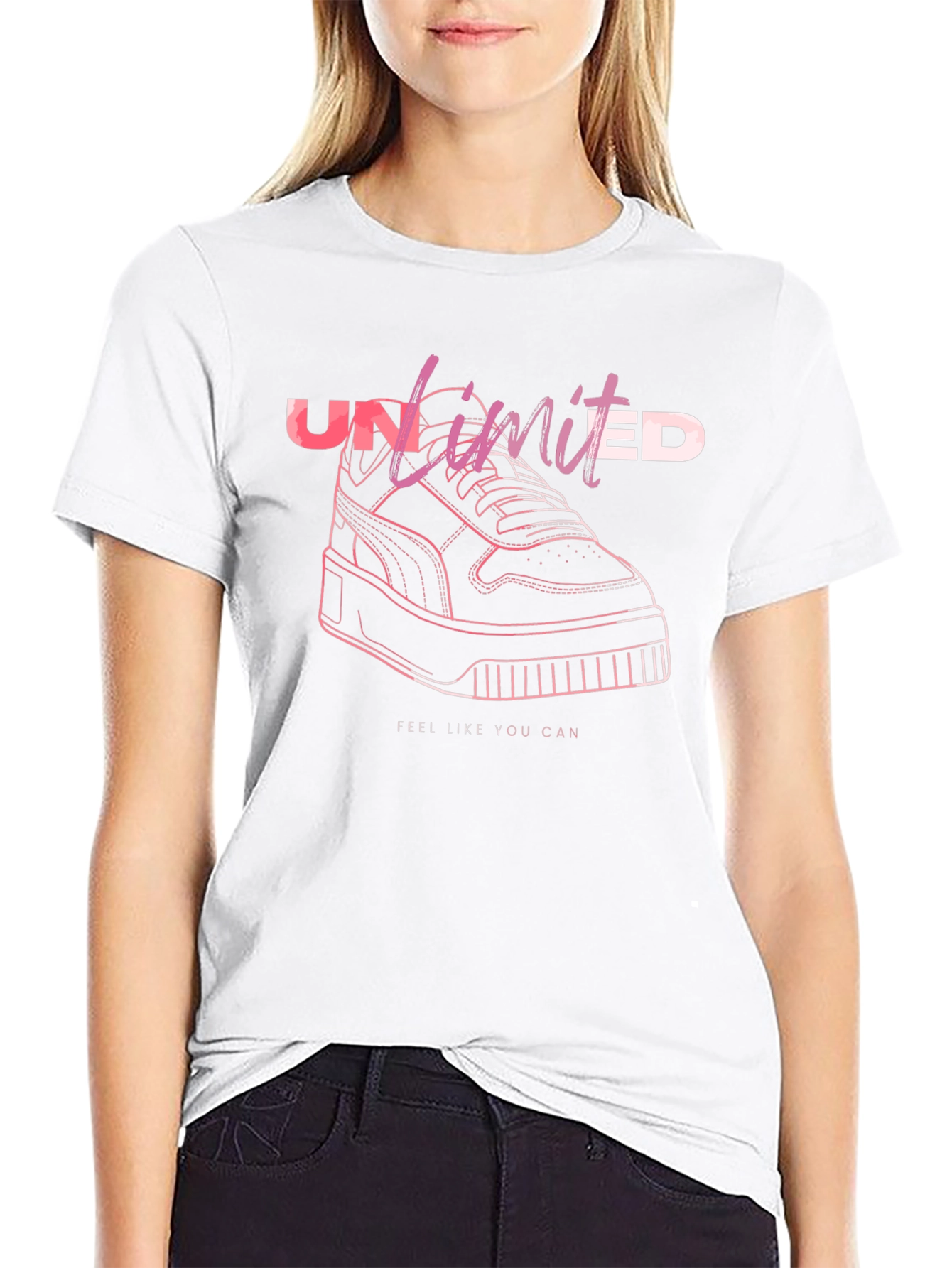 Unlimited Sneaker Graphic Tee - Black