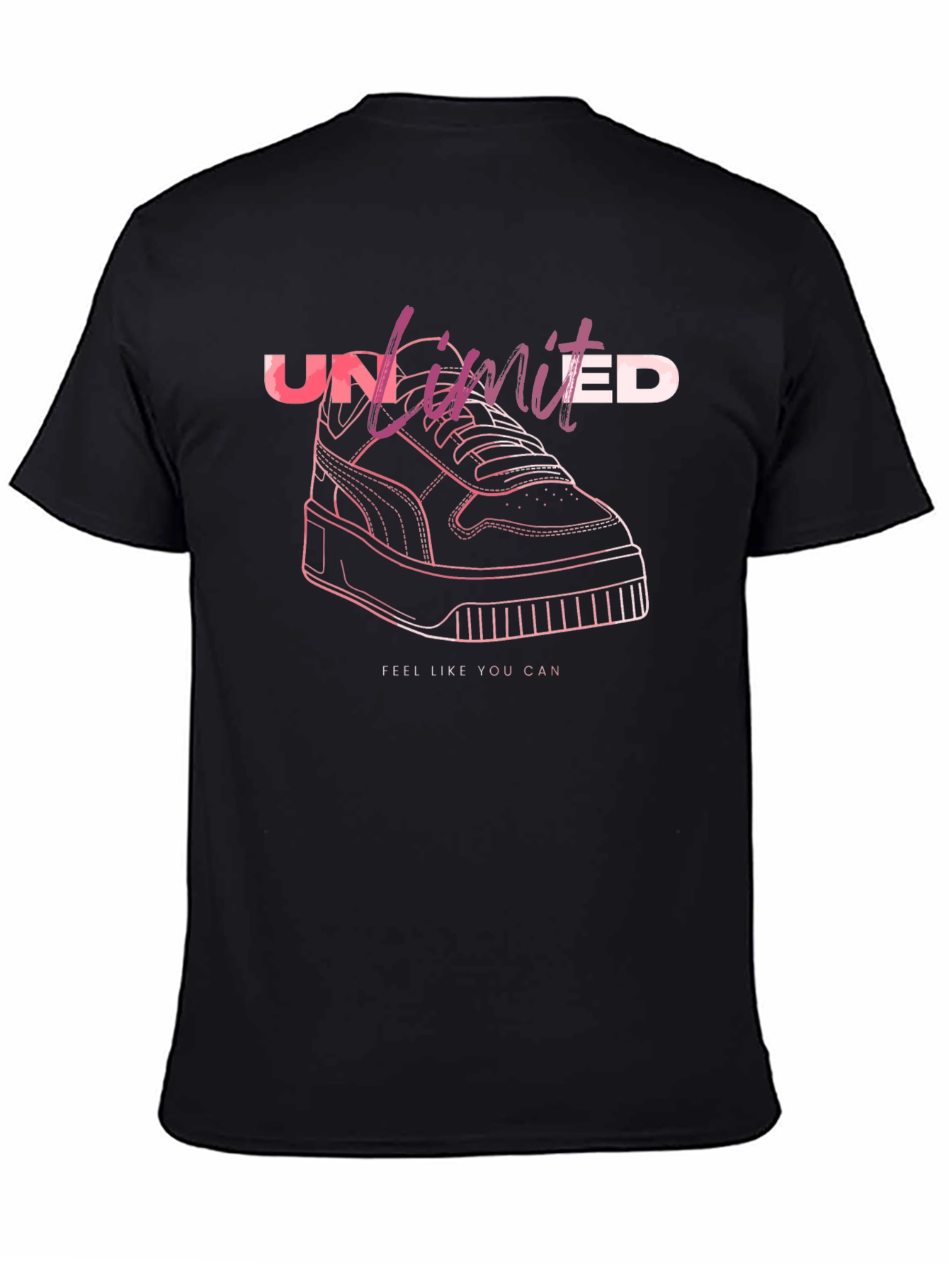 Unlimited Sneaker Graphic Tee - Black