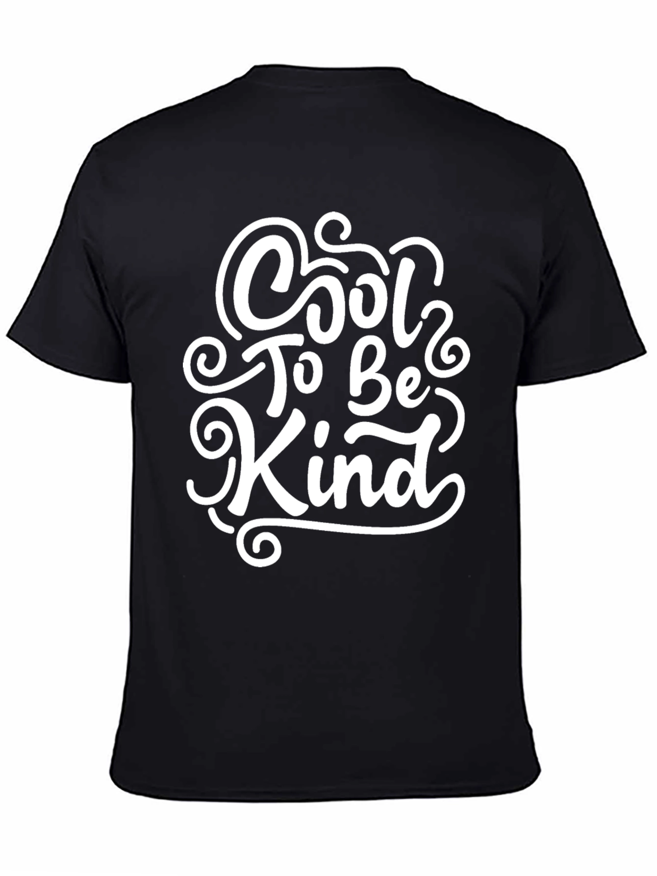 Cool to Be Kind Black Graphic T-Shirt