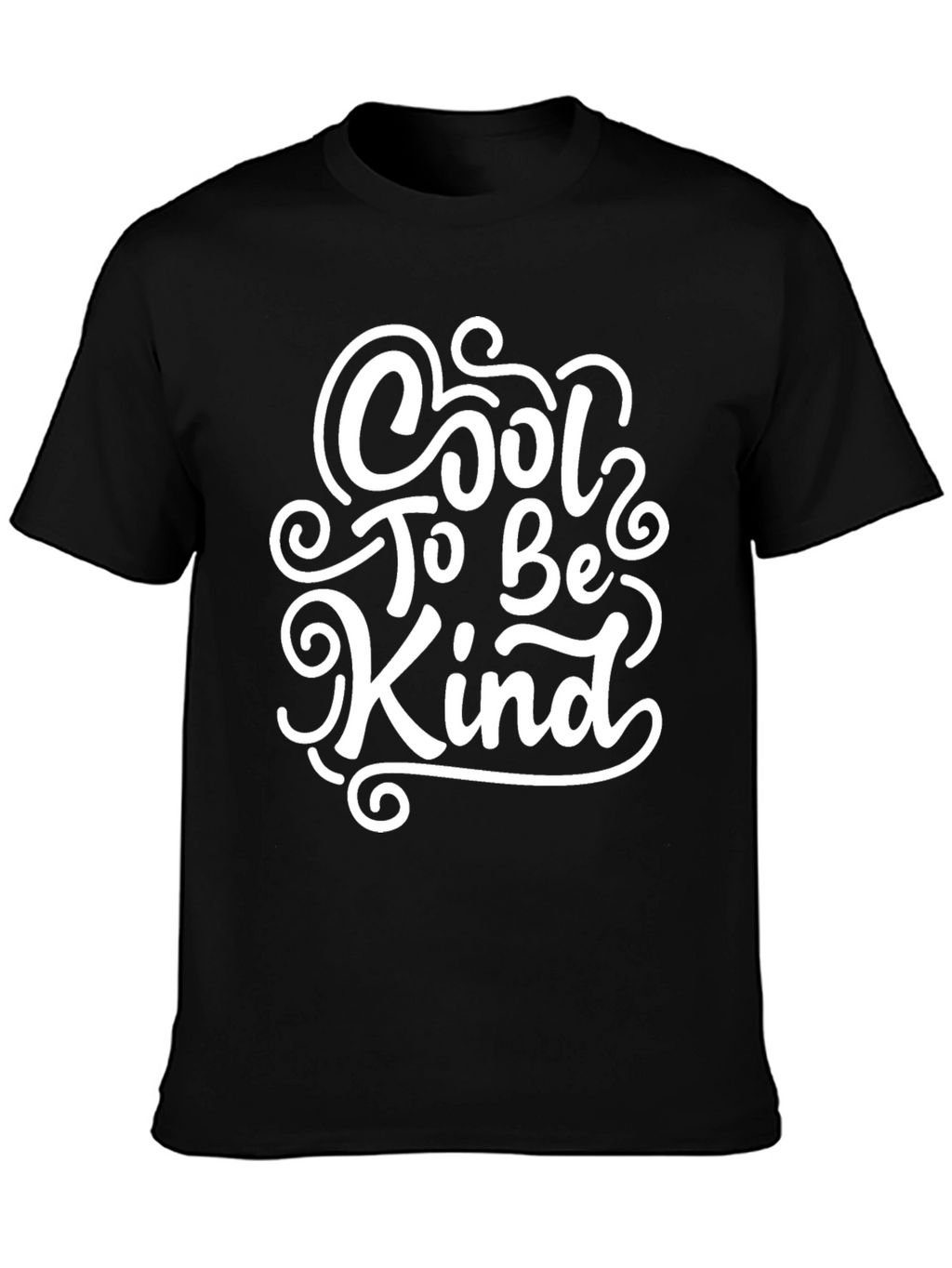 Cool to Be Kind Black Graphic T-Shirt