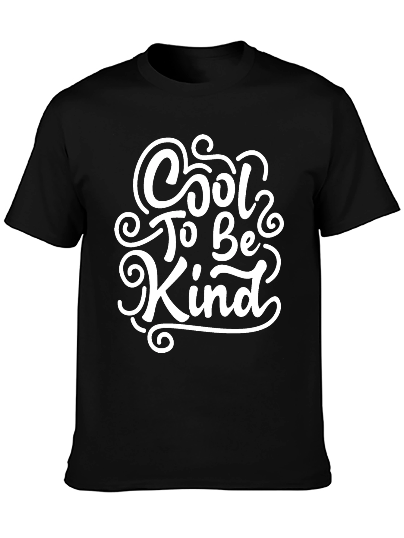 Cool to Be Kind Black Graphic T-Shirt