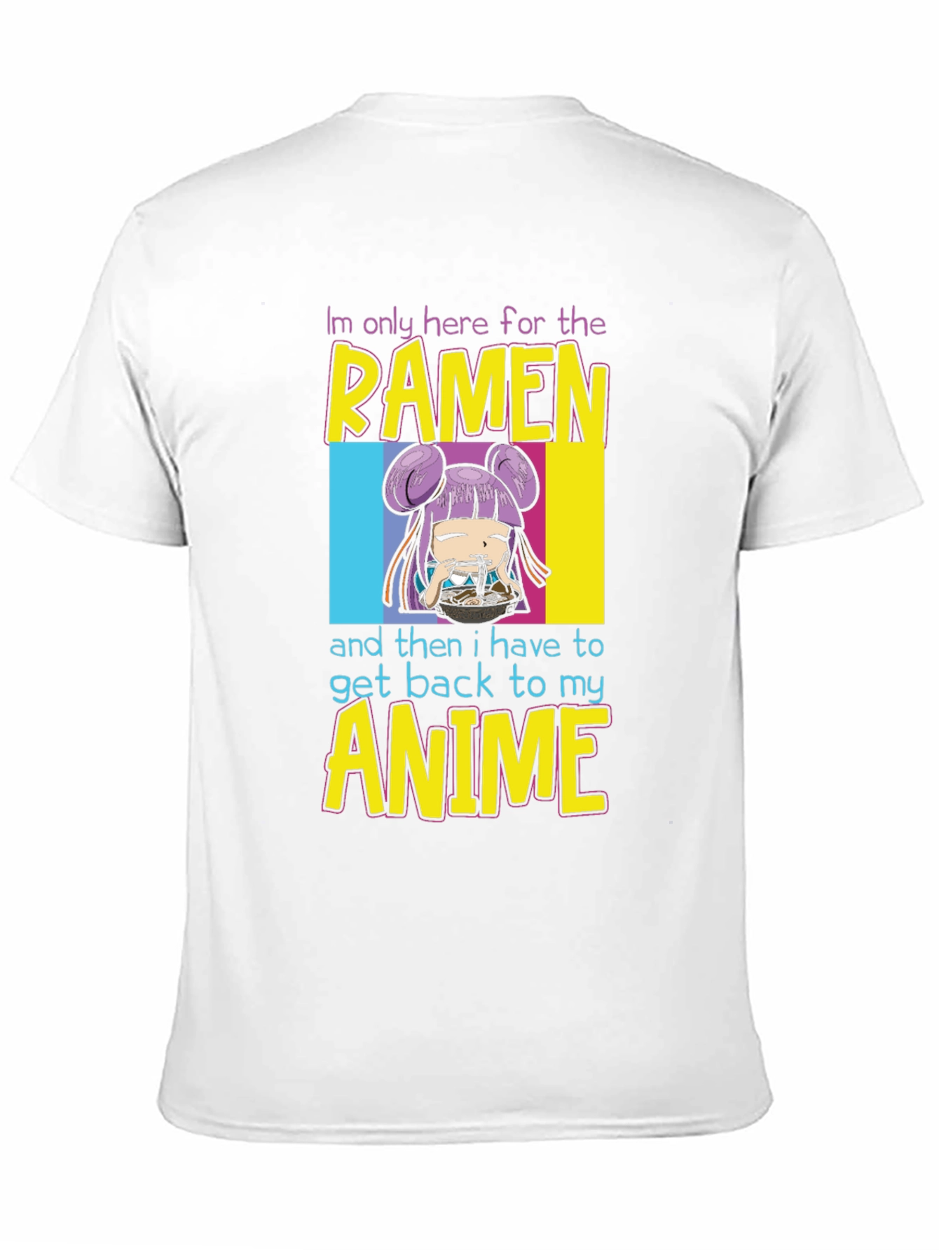 Ramen & Anime Graphic Tee - Black