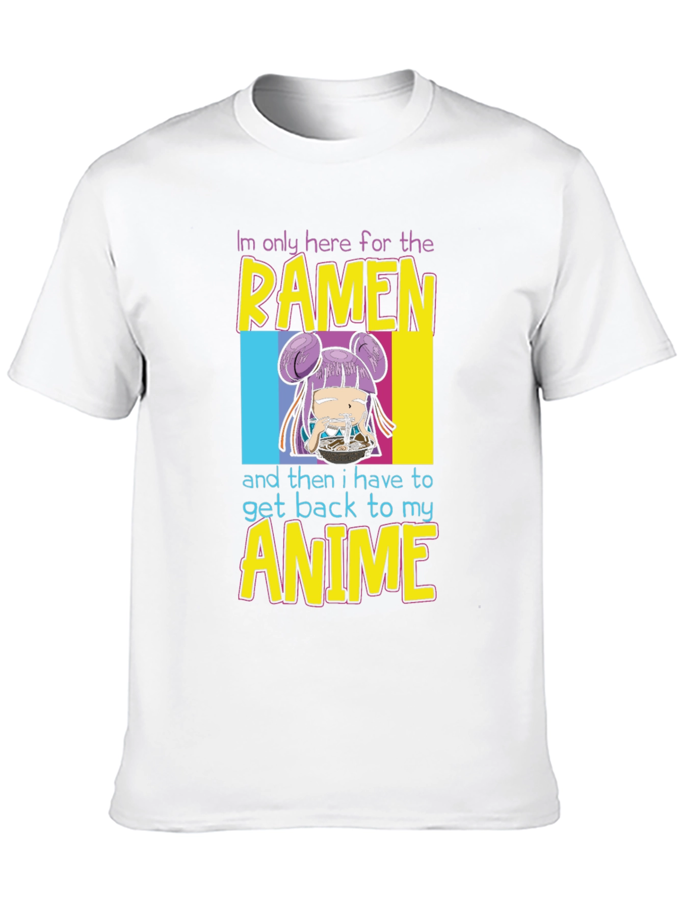 Ramen & Anime Graphic Tee - Black
